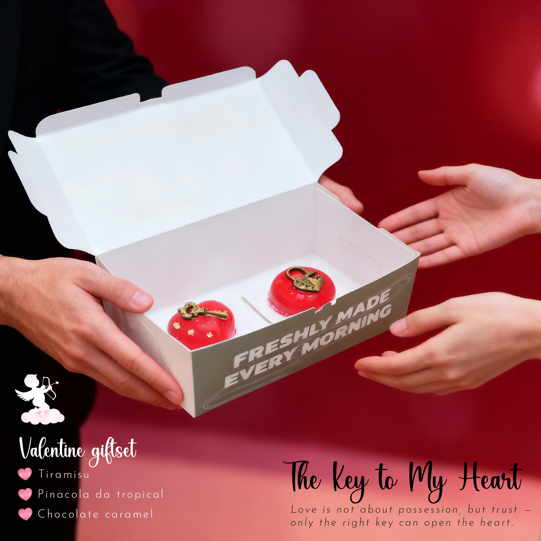 Set quà valentine 2026 (hộp giấy)