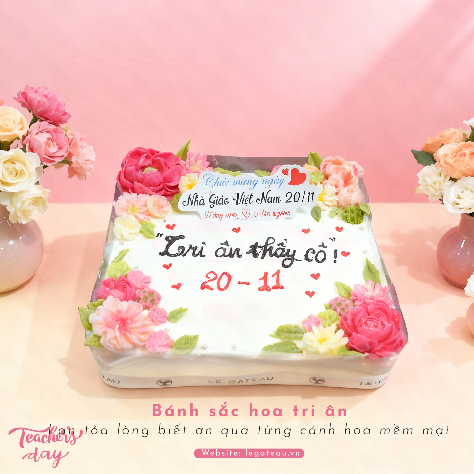 Bánh Sắc Hoa Tri Ân