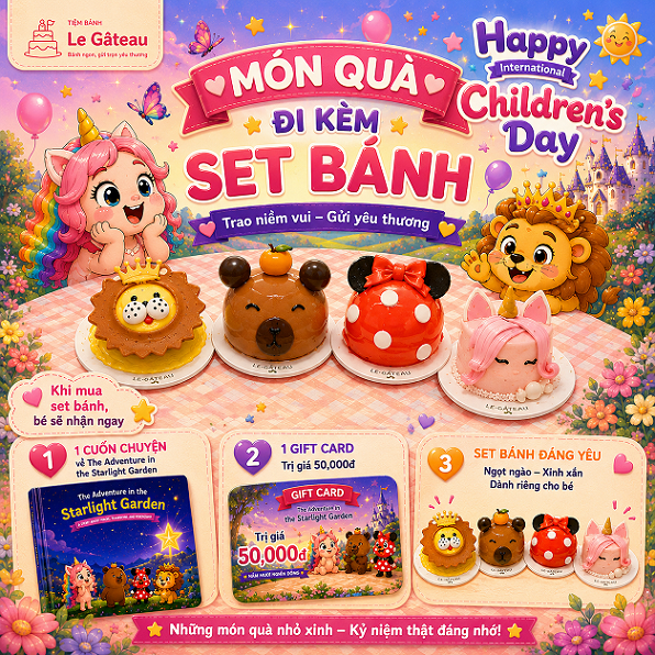 Set 2 bánh The Adventure
