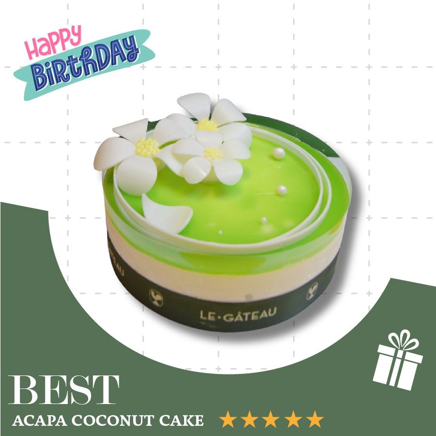 Bánh caramel táo dừa