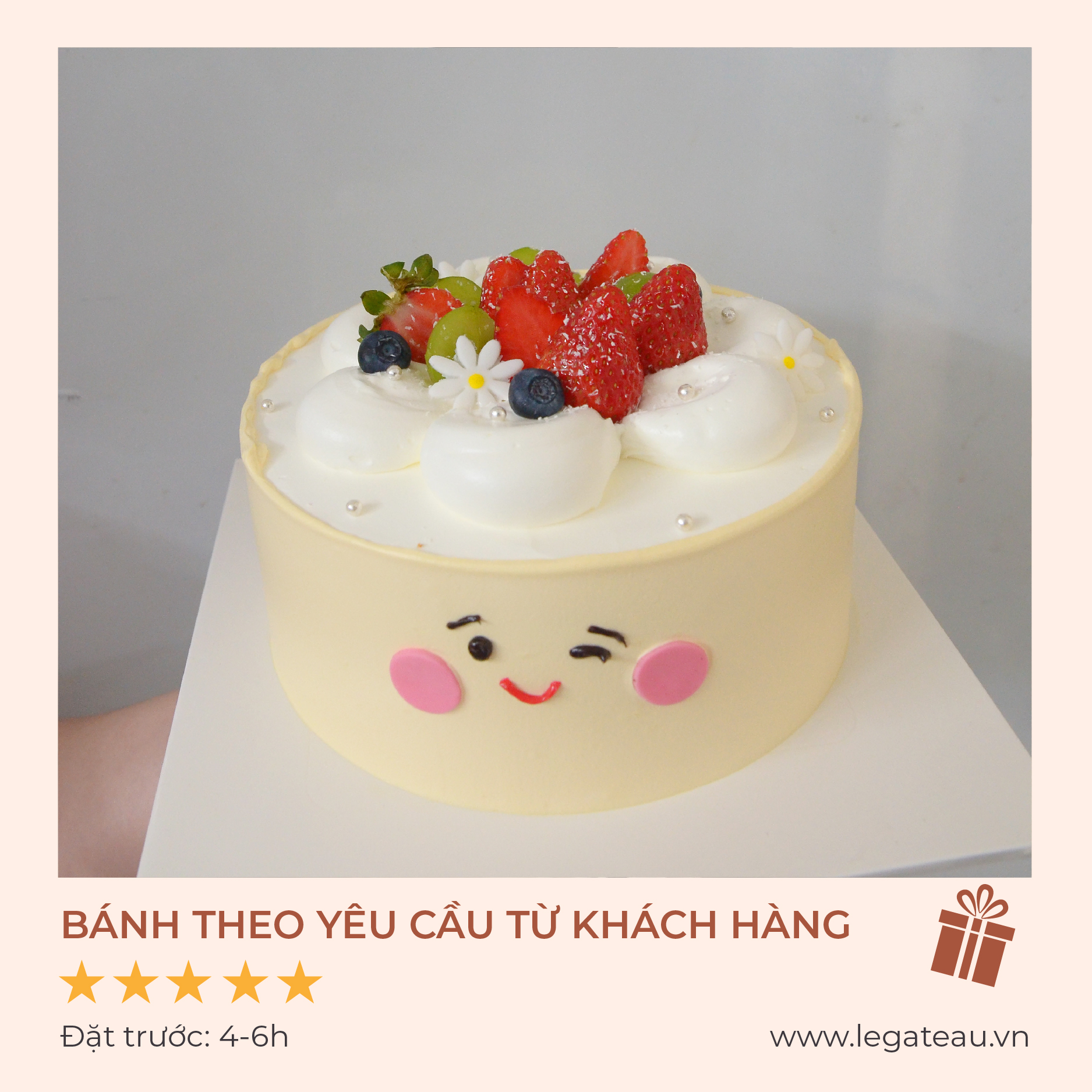 Bánh kem theo yêu cầu