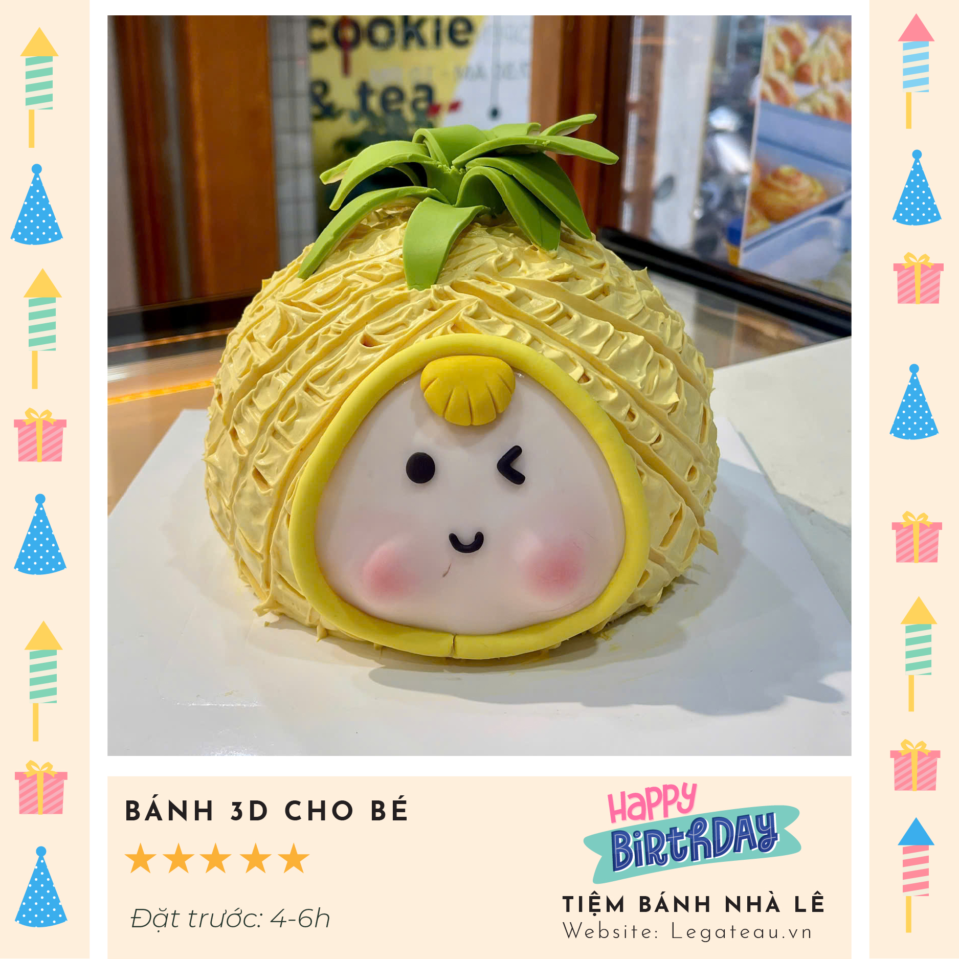 Bánh kem theo yêu cầu