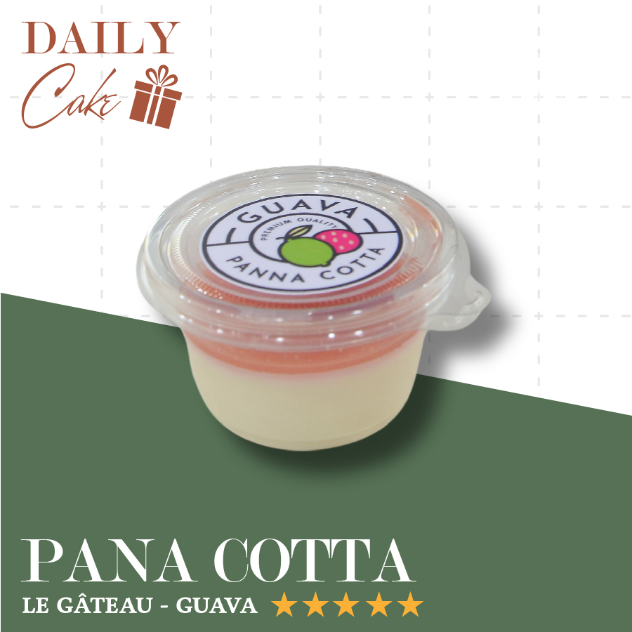 Panna cotta ổi hồng
