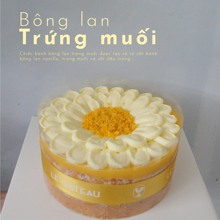 Bánh bông lan trứng muối