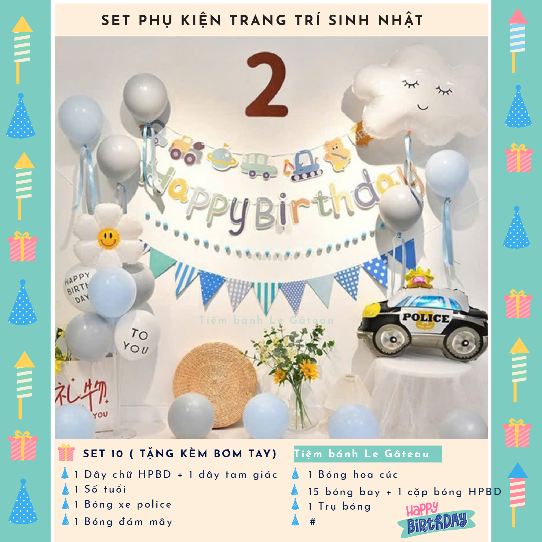 Bộ trang trí sinh nhật (SS010)