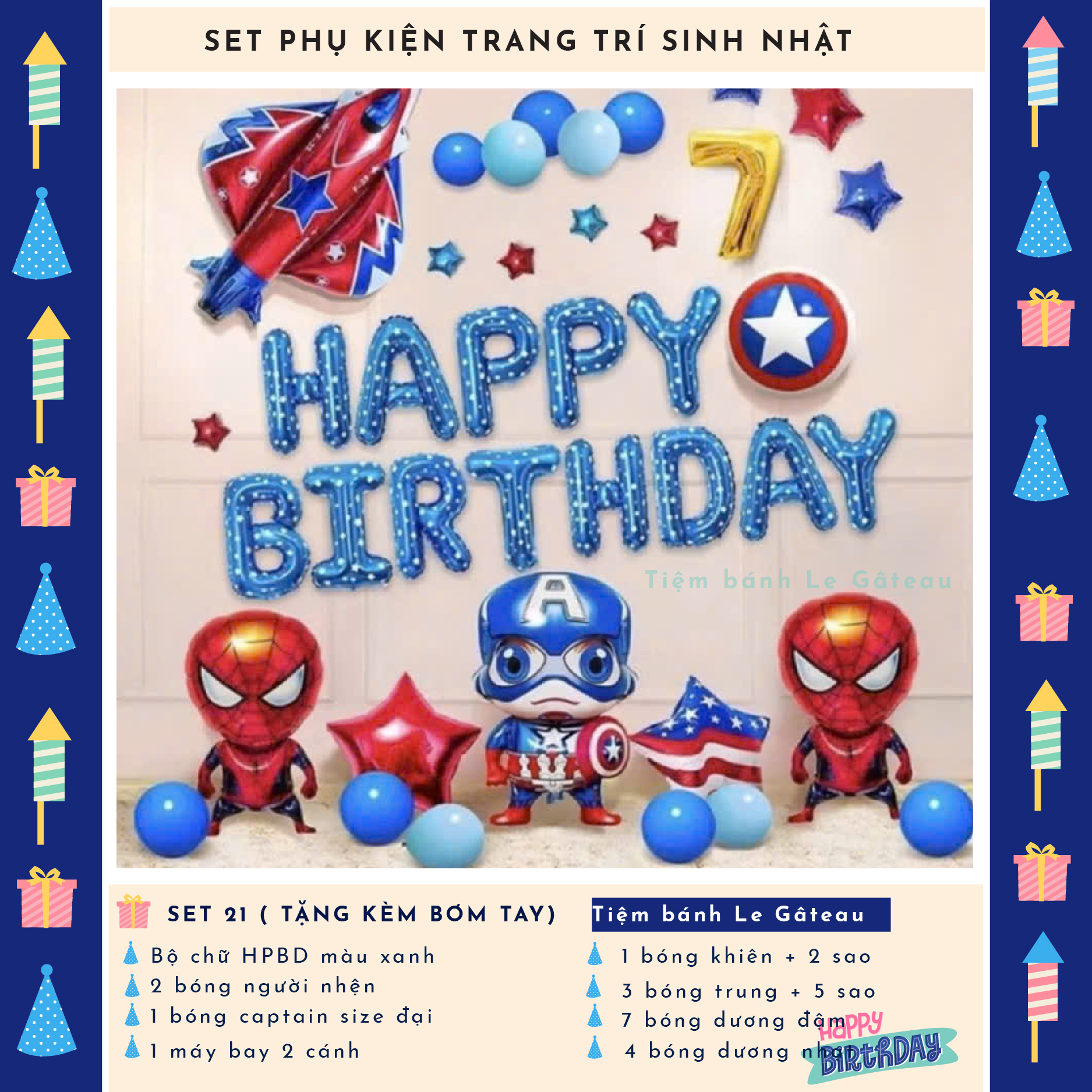 Bộ trang trí sinh nhật (SS022)