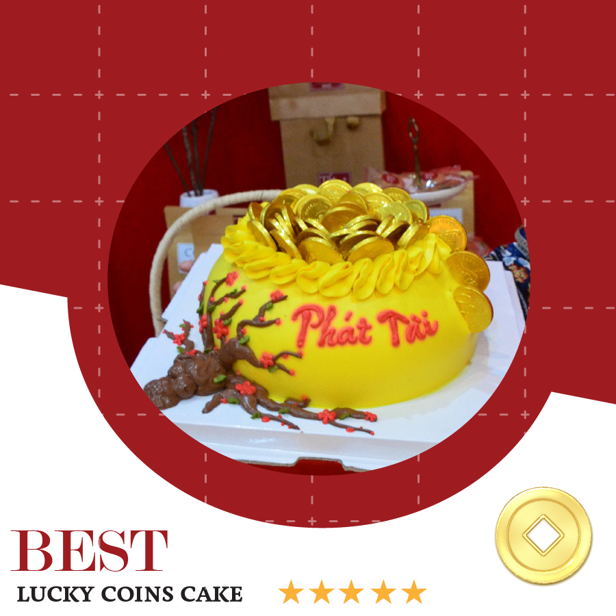 Bánh hũ tiền may mắn