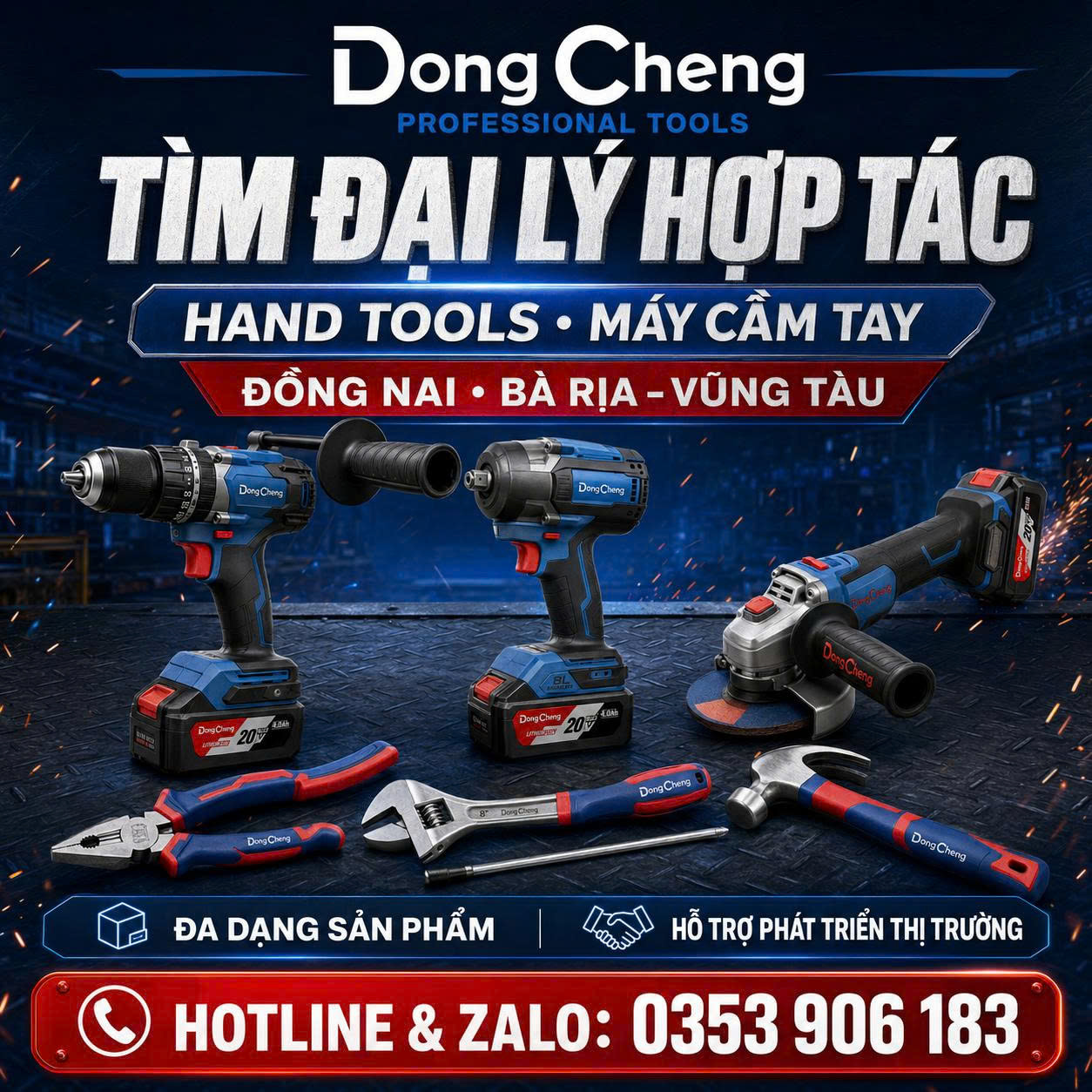TÌM ĐẠI LÝ HỢP TÁC – DỤNG CỤ DONGCHENG