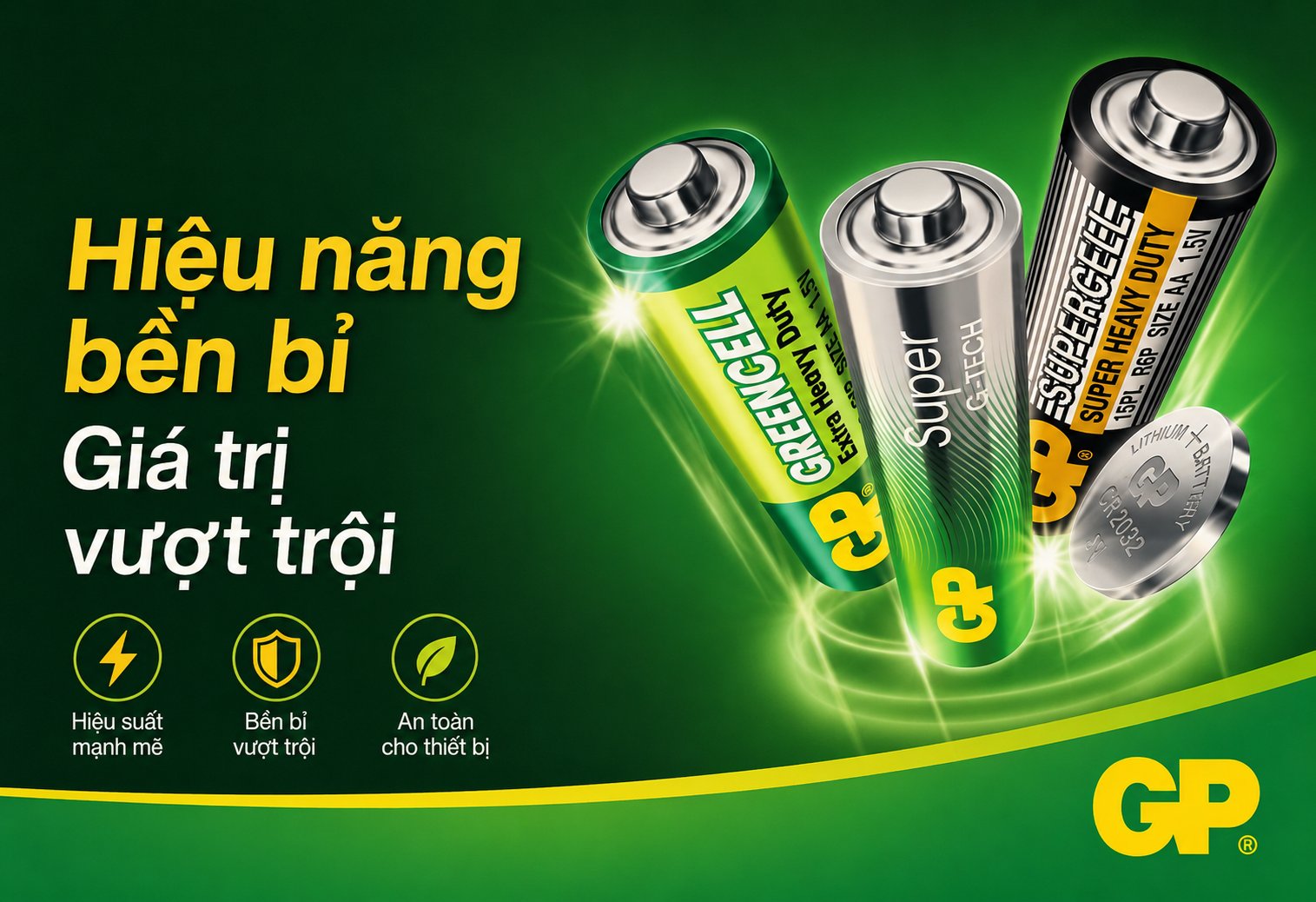 GP - Pin sử dụng một lần AA/AAA