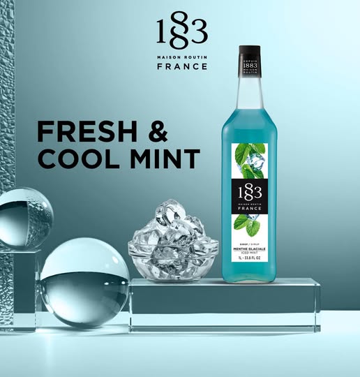Siro Bạc Hà Lạnh 1883 Iced Mint 1L