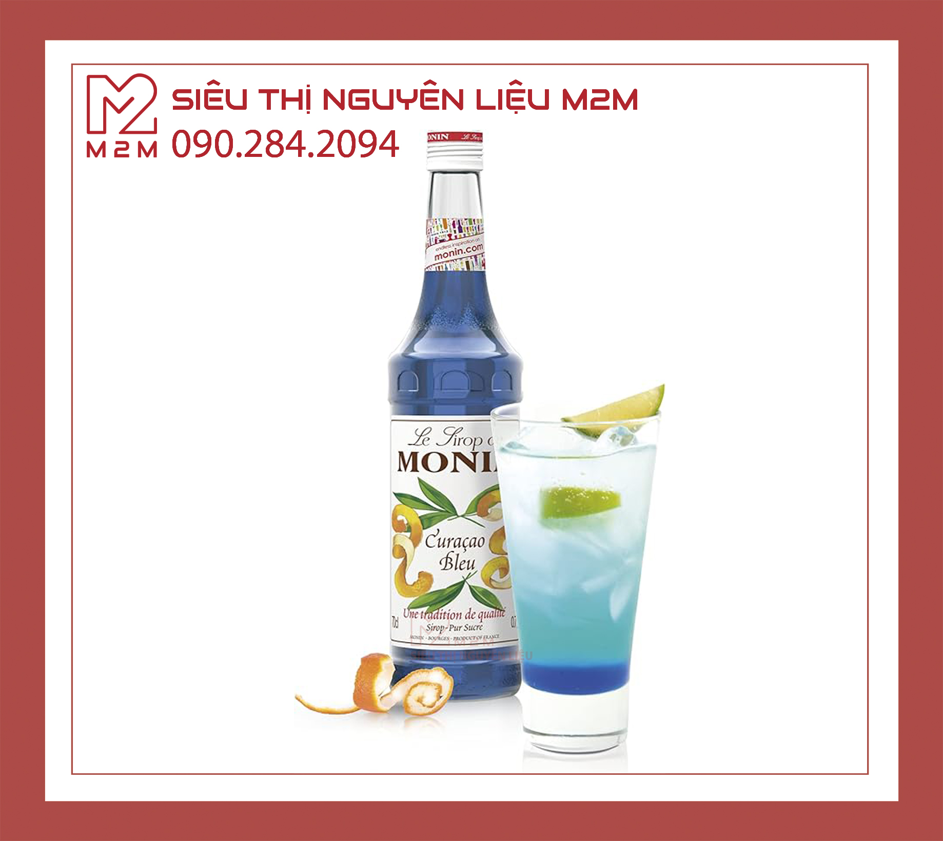Syrup Vỏ cam Monin Curacao 700ml