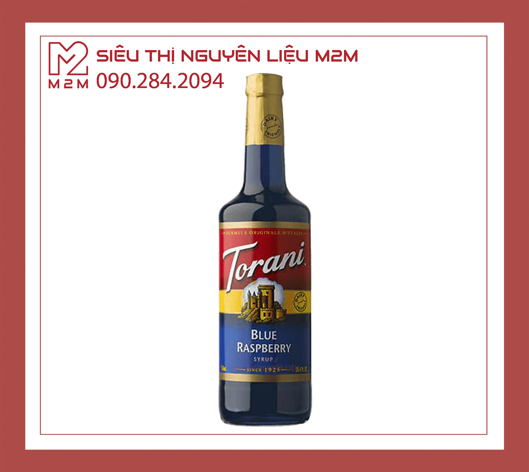 Syrup Phúc Bồn Tử Xanh Torani Blue Raspberry 750ml