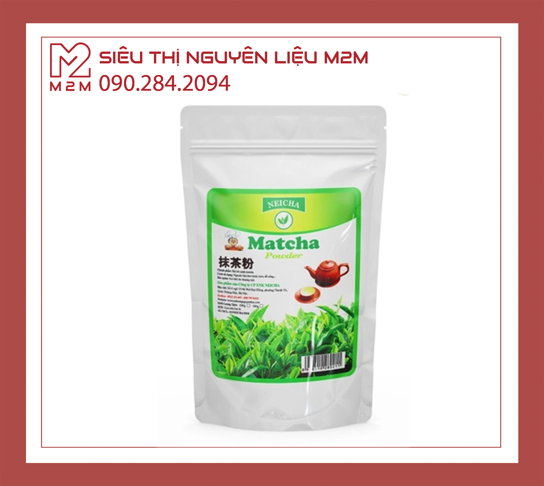 Bột Neicha Matcha Trà xanh 100g