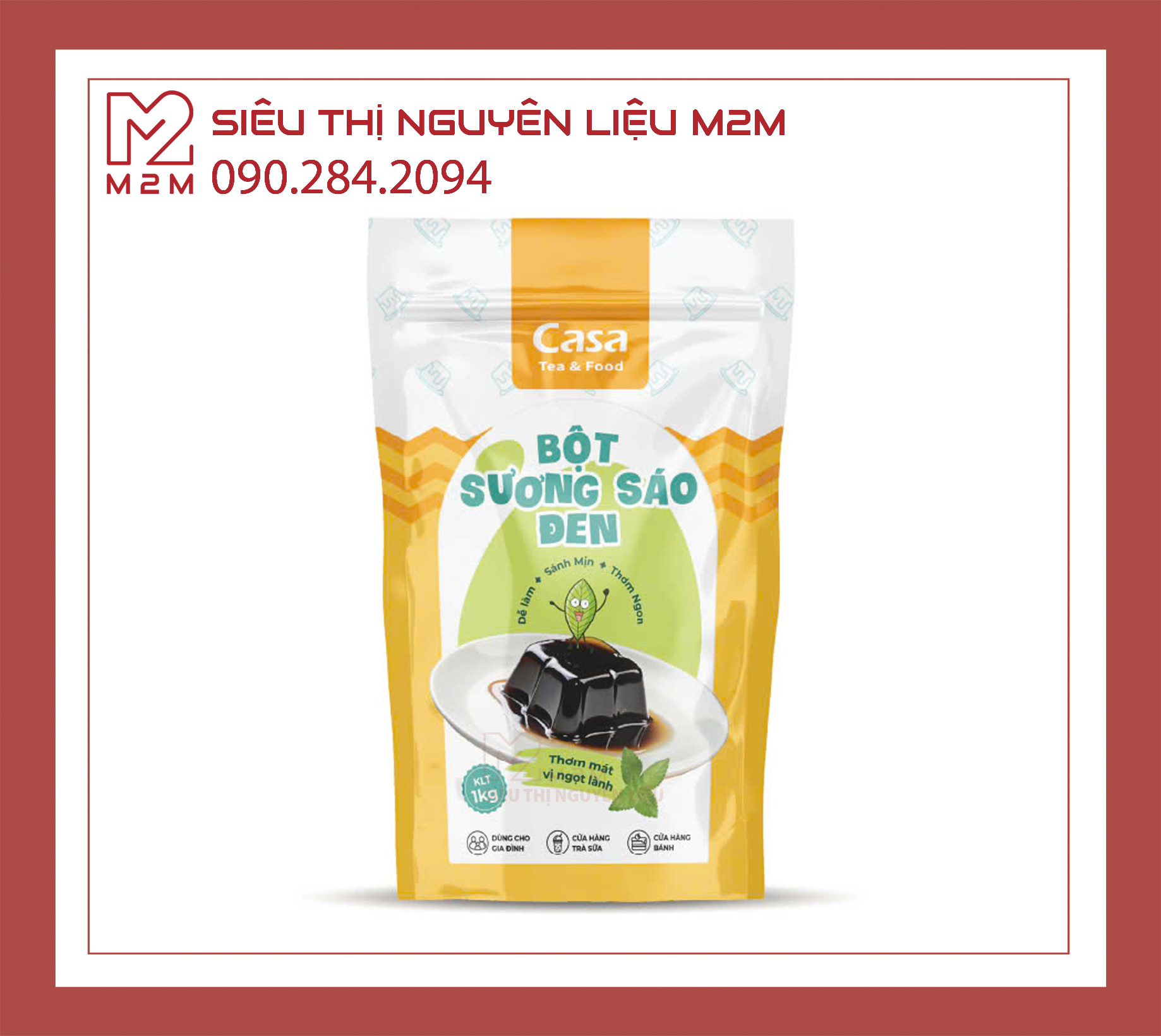 Bột Sương Sáo Đen CASA 1Kg