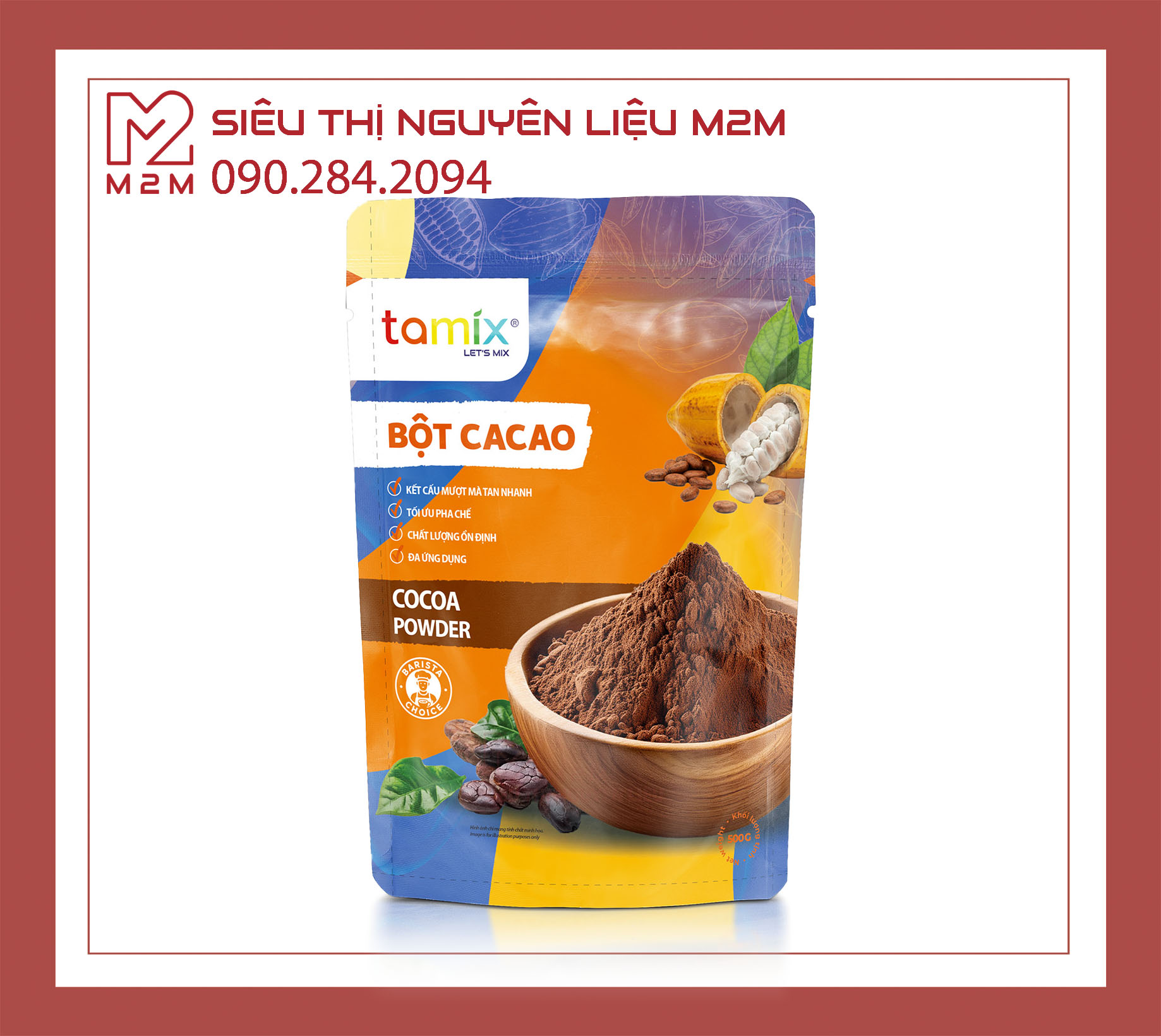 Bột Cacao Tamix_500g