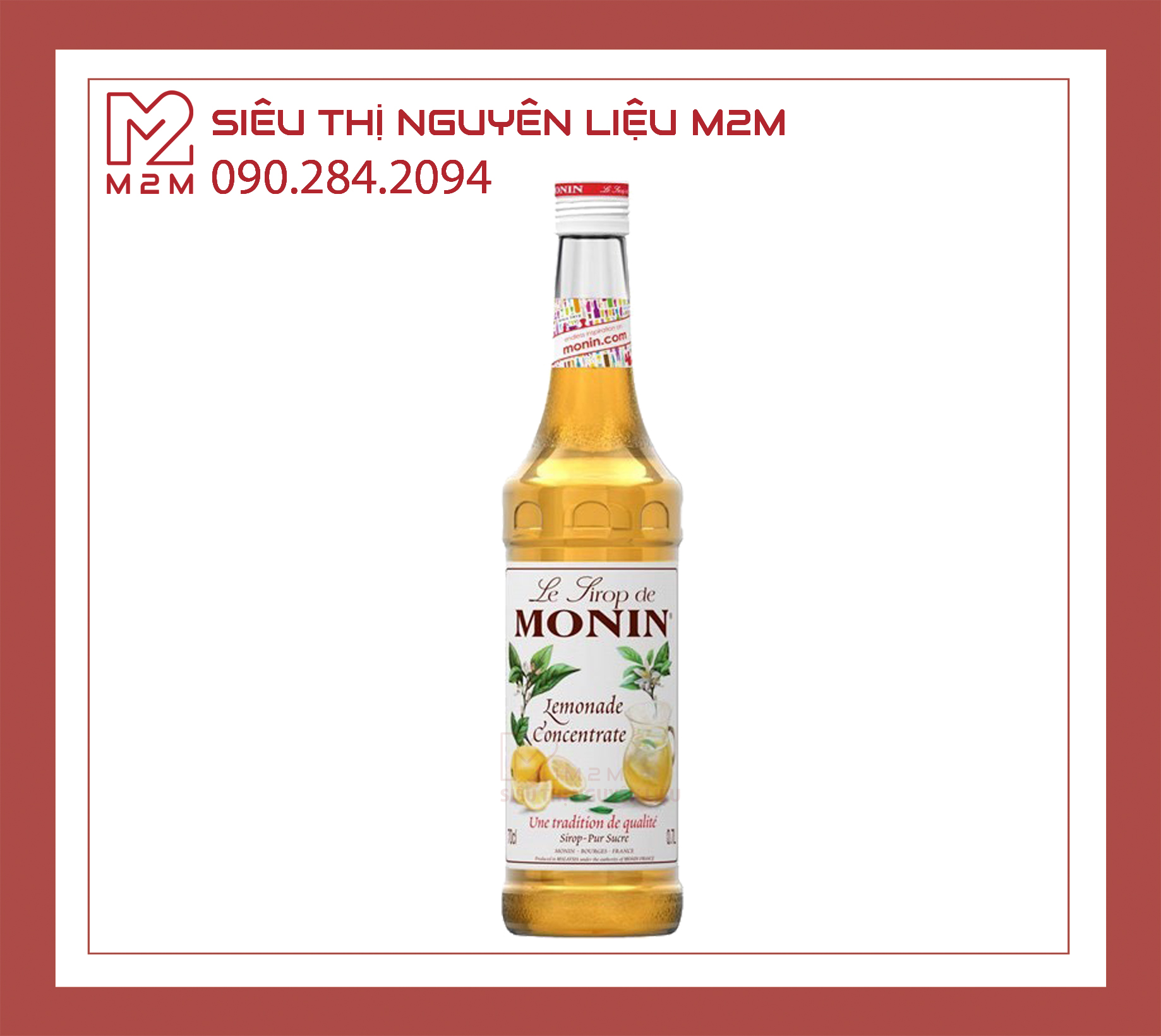 Syrup Chanh Cô Đặc Monin Lemonade Concentrate 700ml