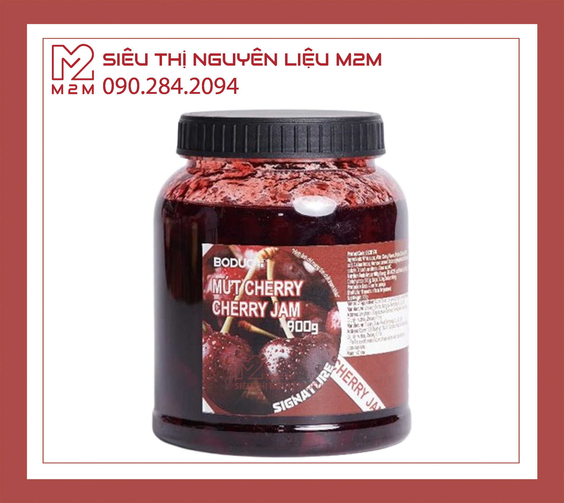 Mứt Cherry Boduo Signature 900gr