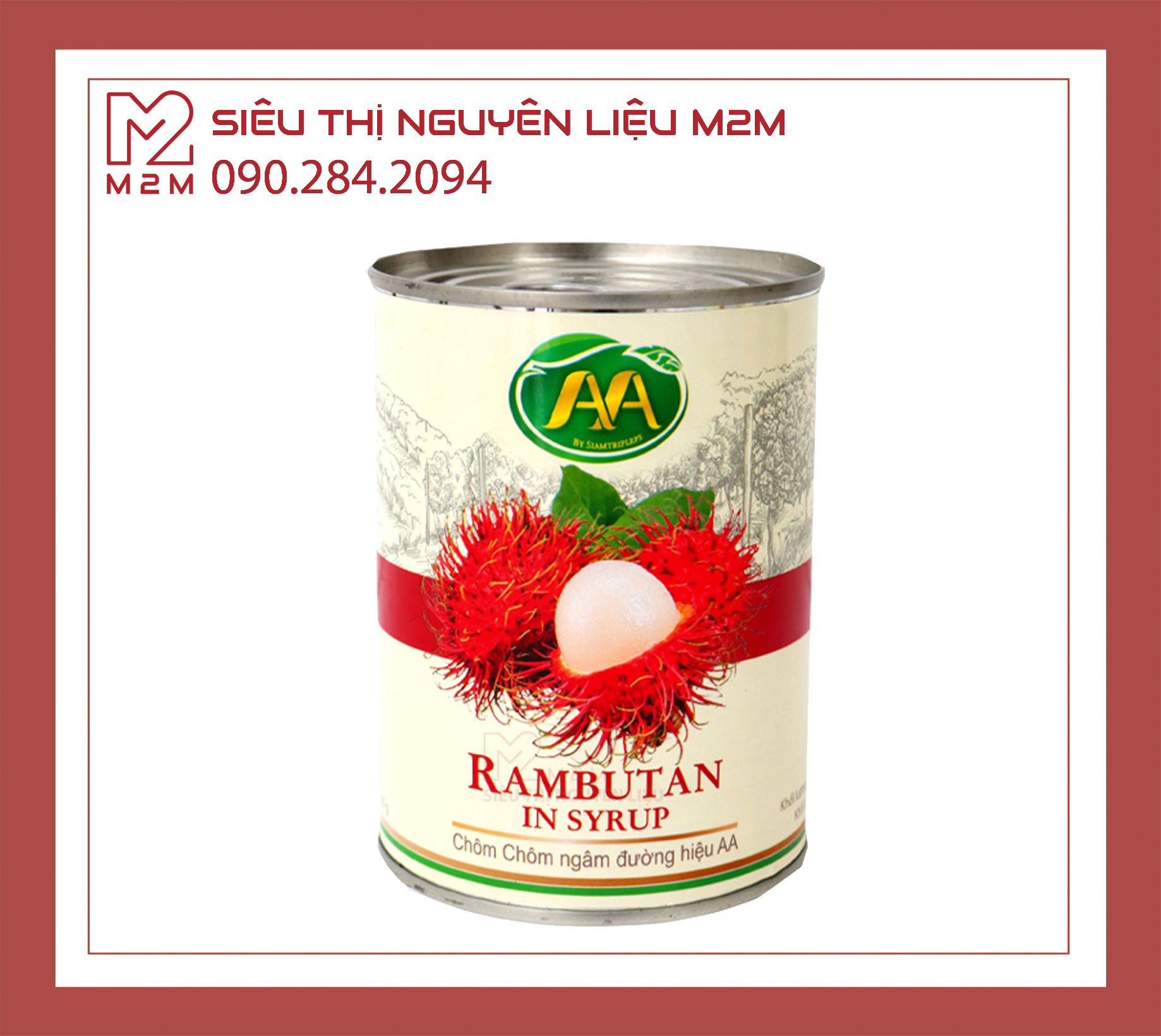 Chôm Chôm Thái Lan AA 565g - Nhãn Đỏ