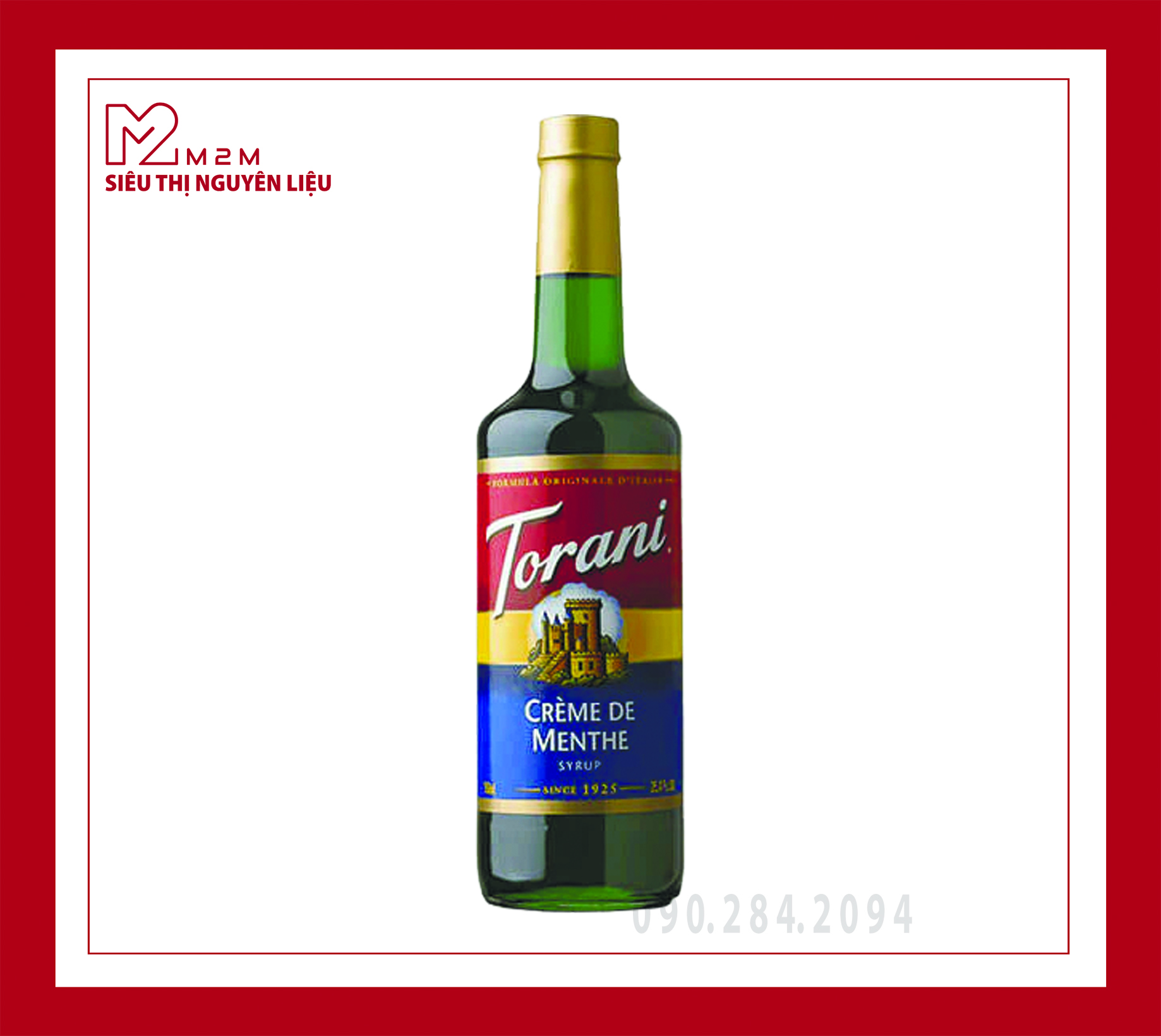 Siro Bạc Hà Xanh Torani Green Mint Syrup 750ml