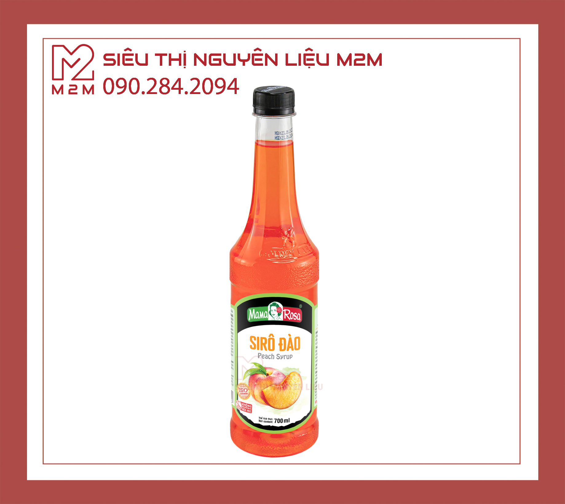 Siro Đào Mama Rosa Peach 700ml
