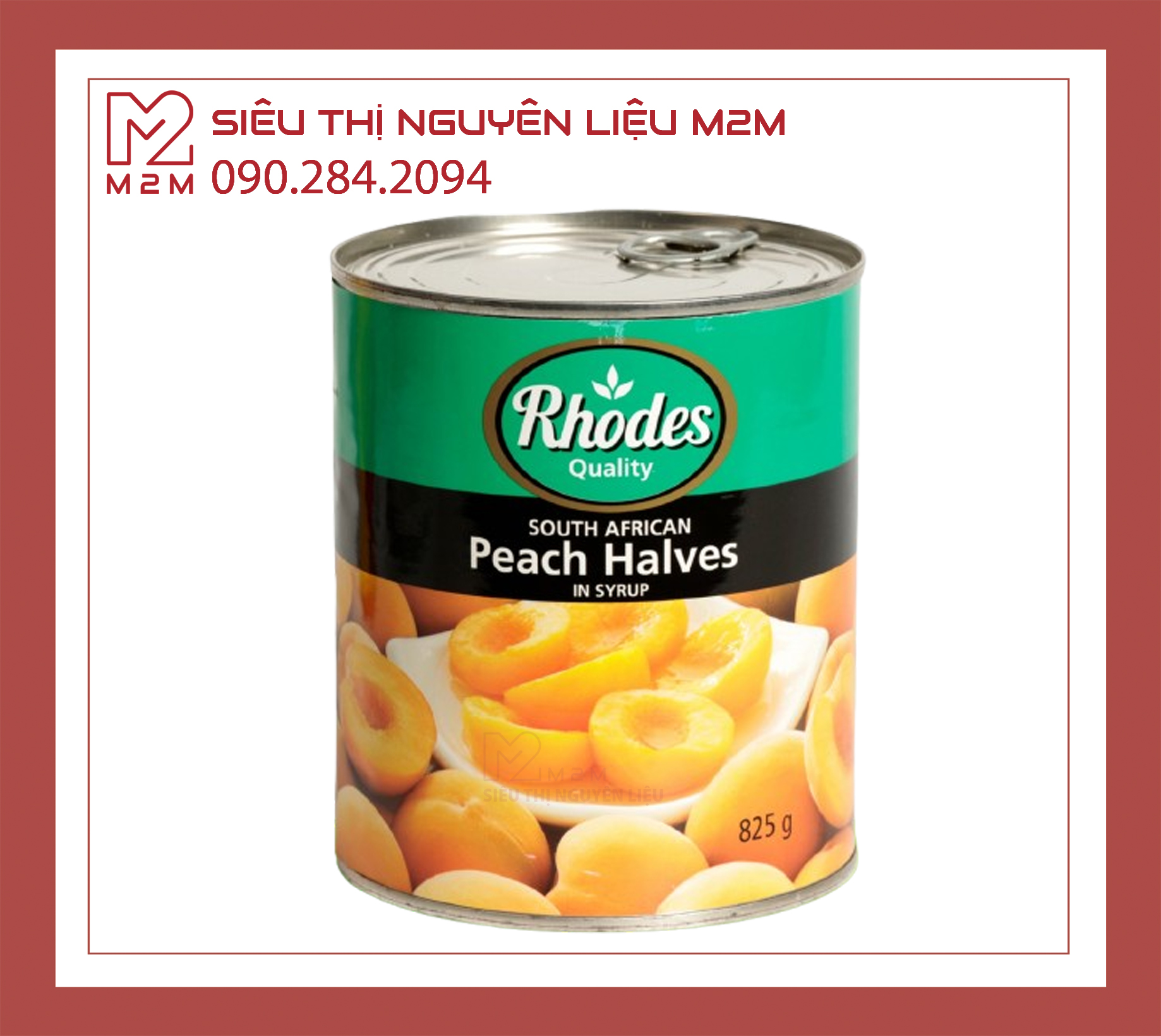 Đào Ngâm Nam Phi Rhodes 825g