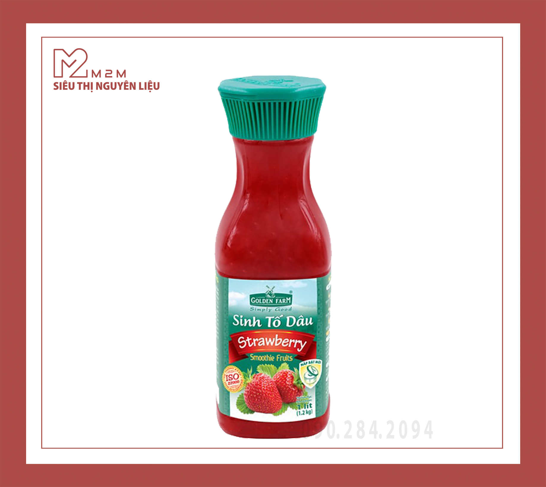 Sinh Tố Dâu Golden Farm 1L