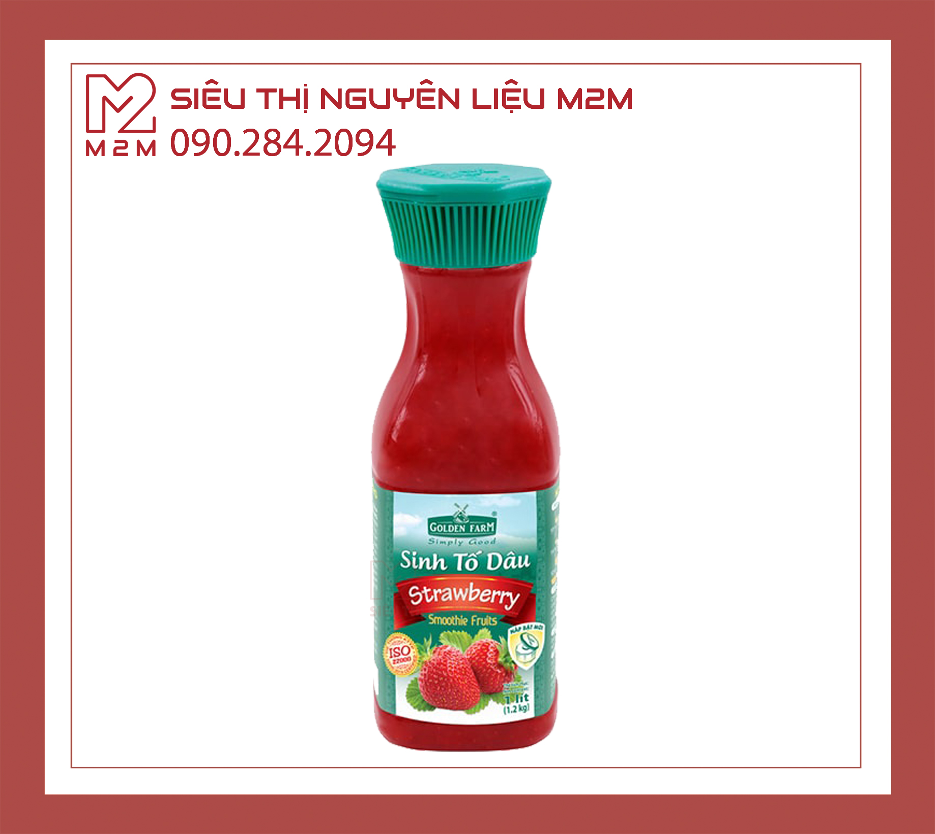 Sinh Tố Dâu Golden Farm 1L