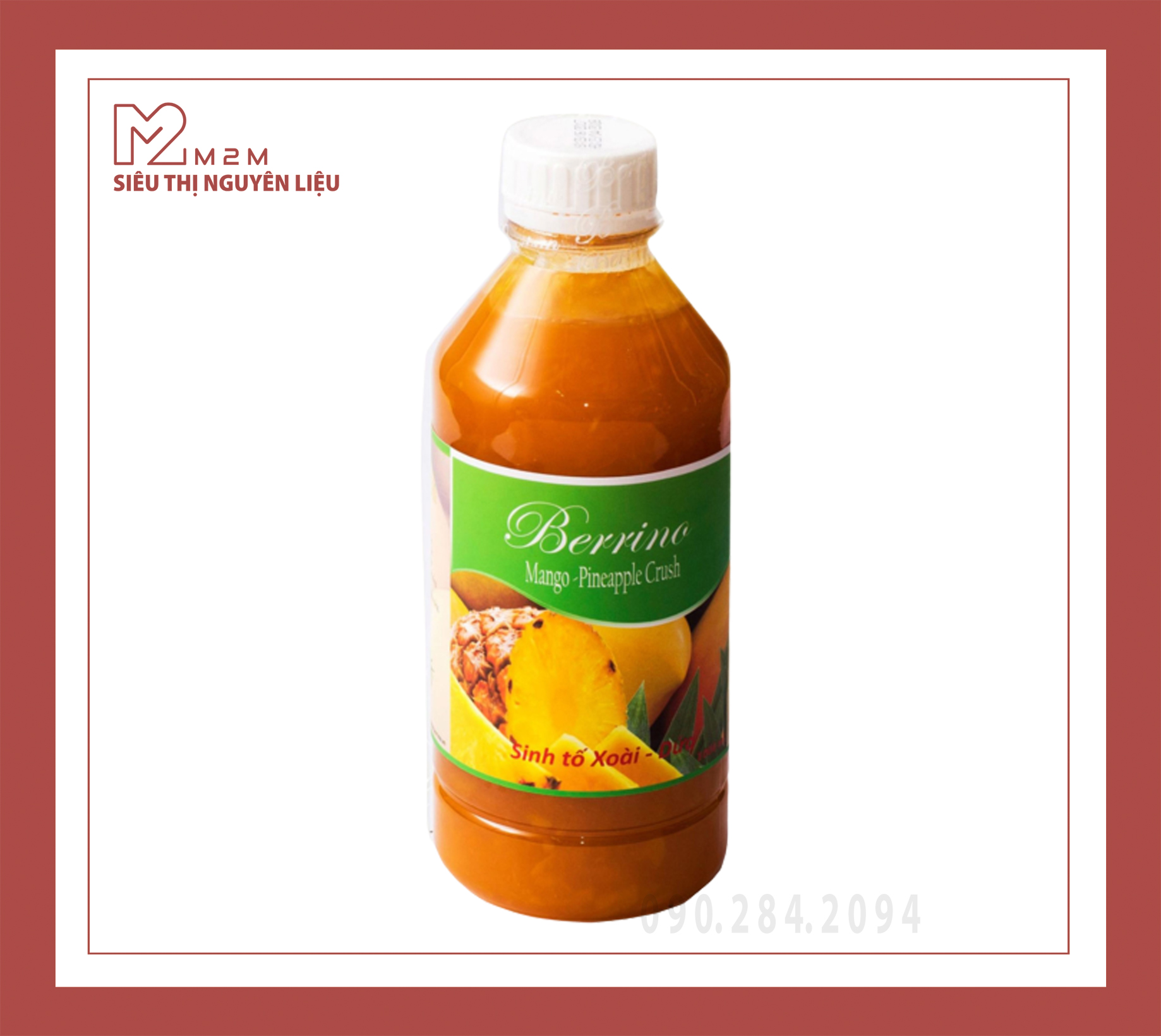 Sinh Tố Dứa Xoài Berrino 1L
