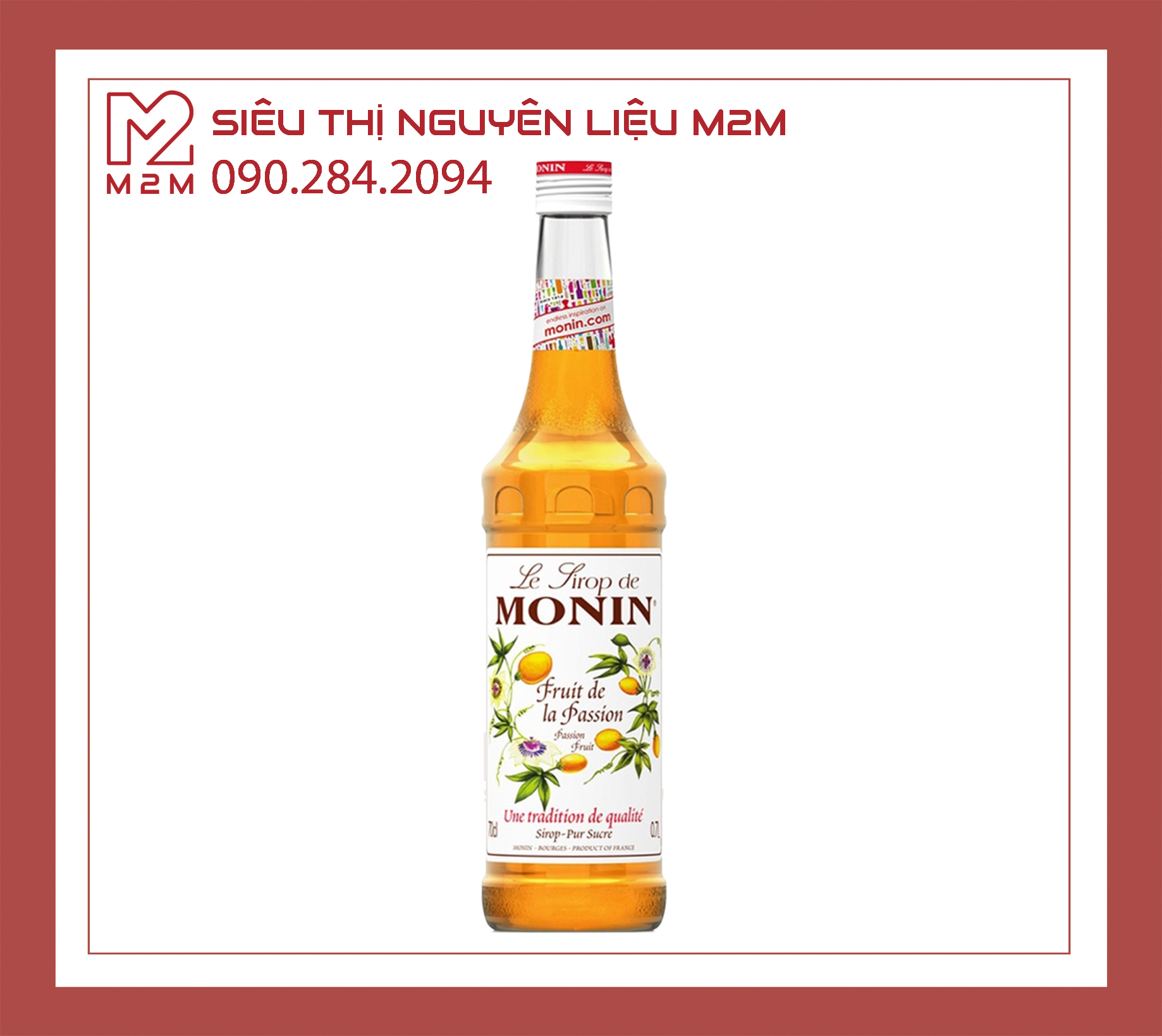 Syrup Monin Passion Fruit (Chanh Dây) 700ml