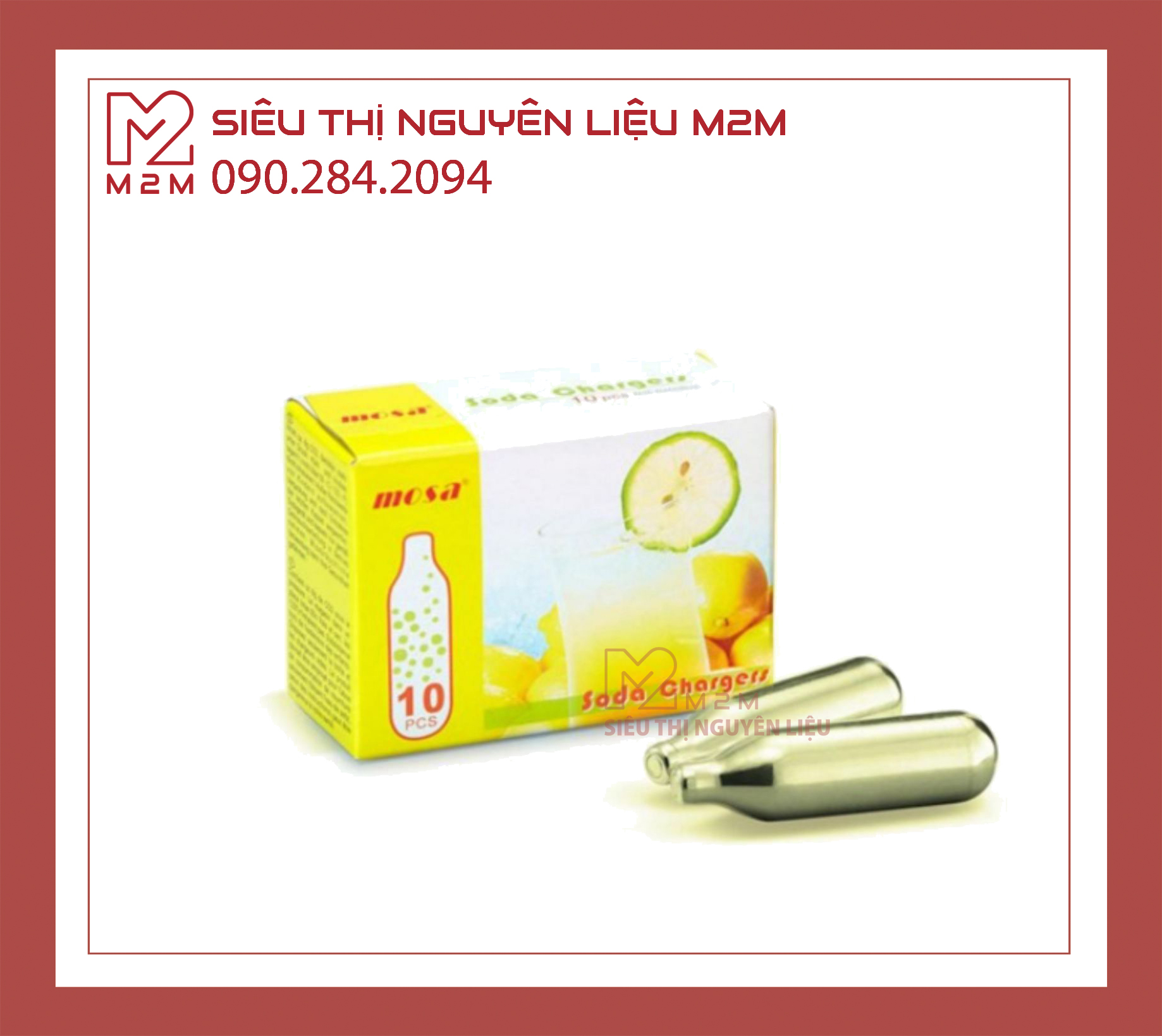 Dụng Cụ - Viên Gas làm Soda Mosa