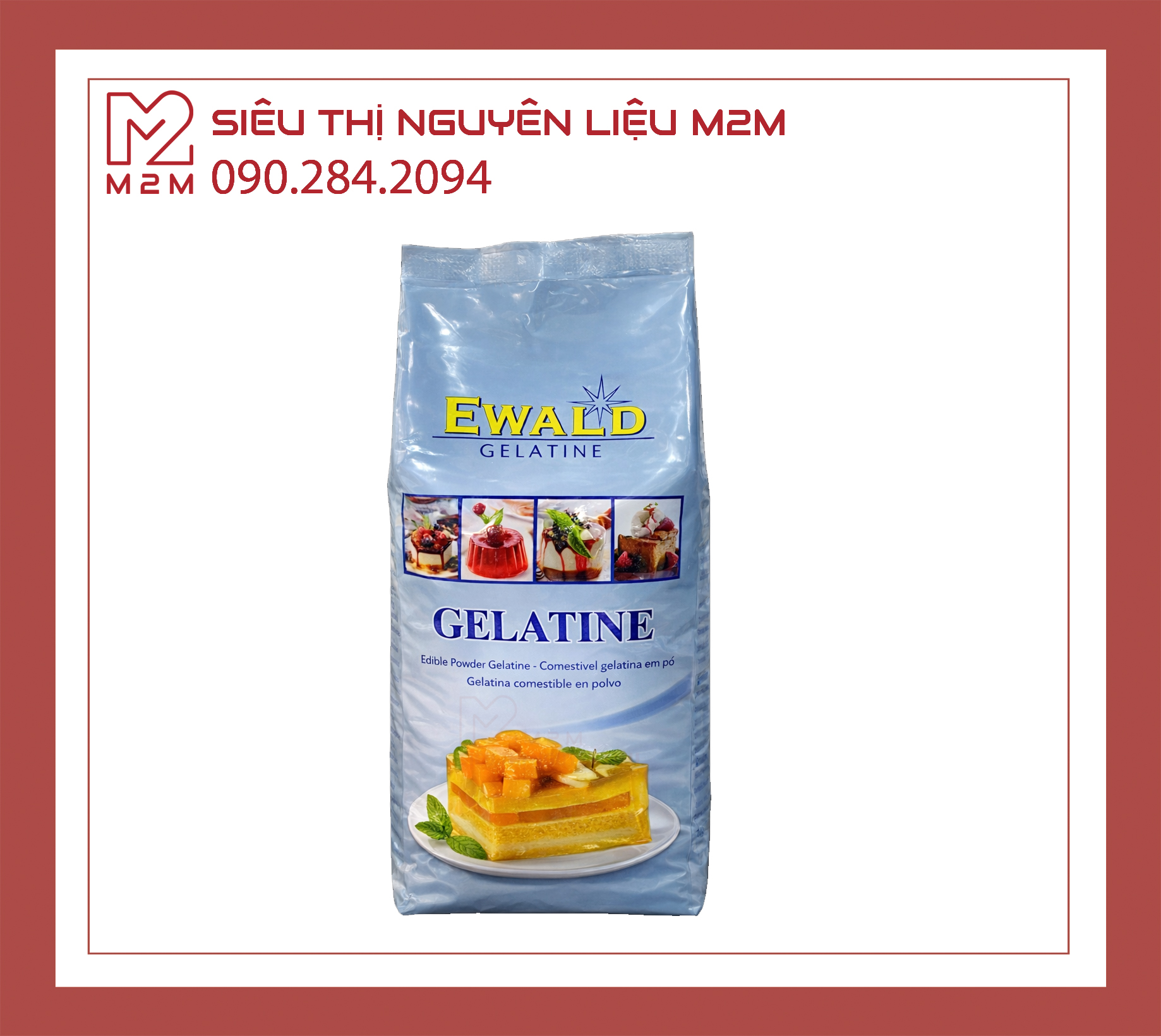 Bột Gelatine EWALD gói 1kg