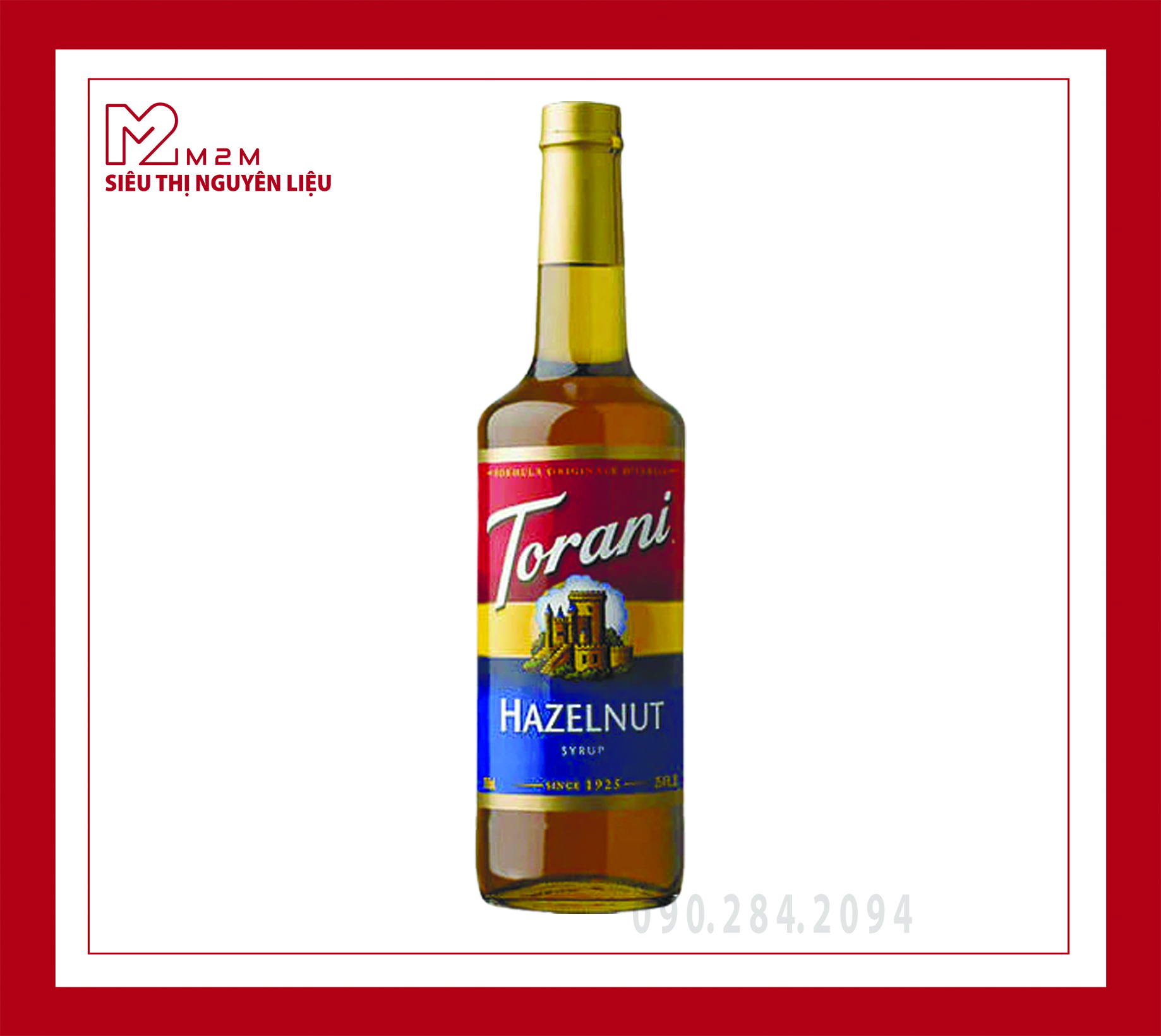 Syrup Hạt Dẻ Torani Hazelnut 750ml