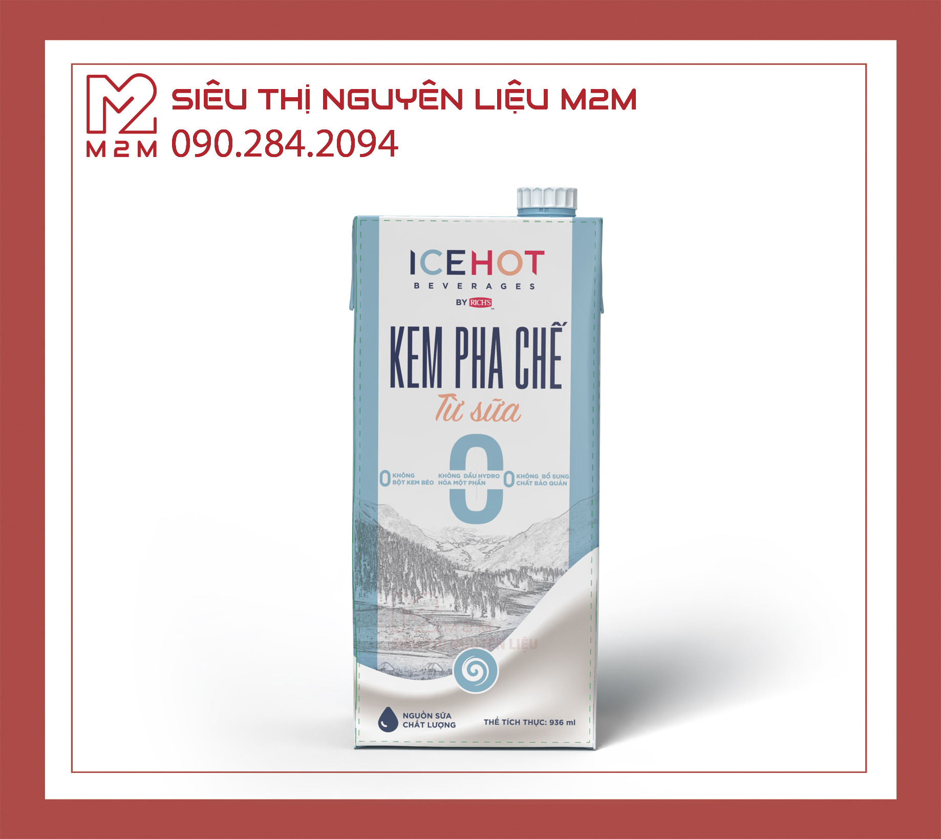 Kem Pha Chế Từ Sữa IceHot_ 936ml