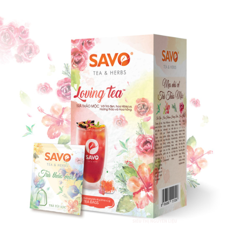 Trà Loving Tea - Hibiscus SAVO (20 gói x 2g)