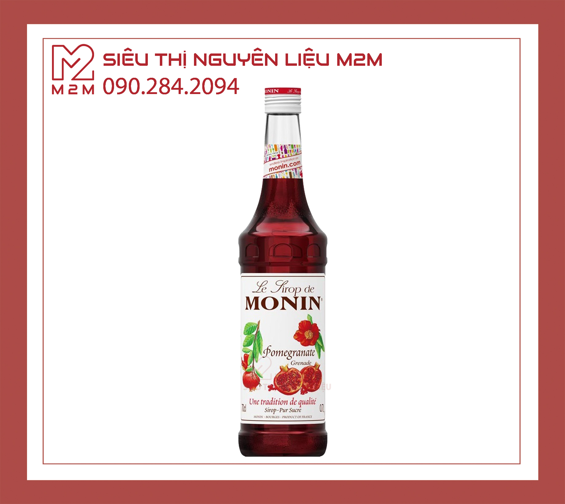 Syrup lựu đỏ Monin Pomegranate 700ml
