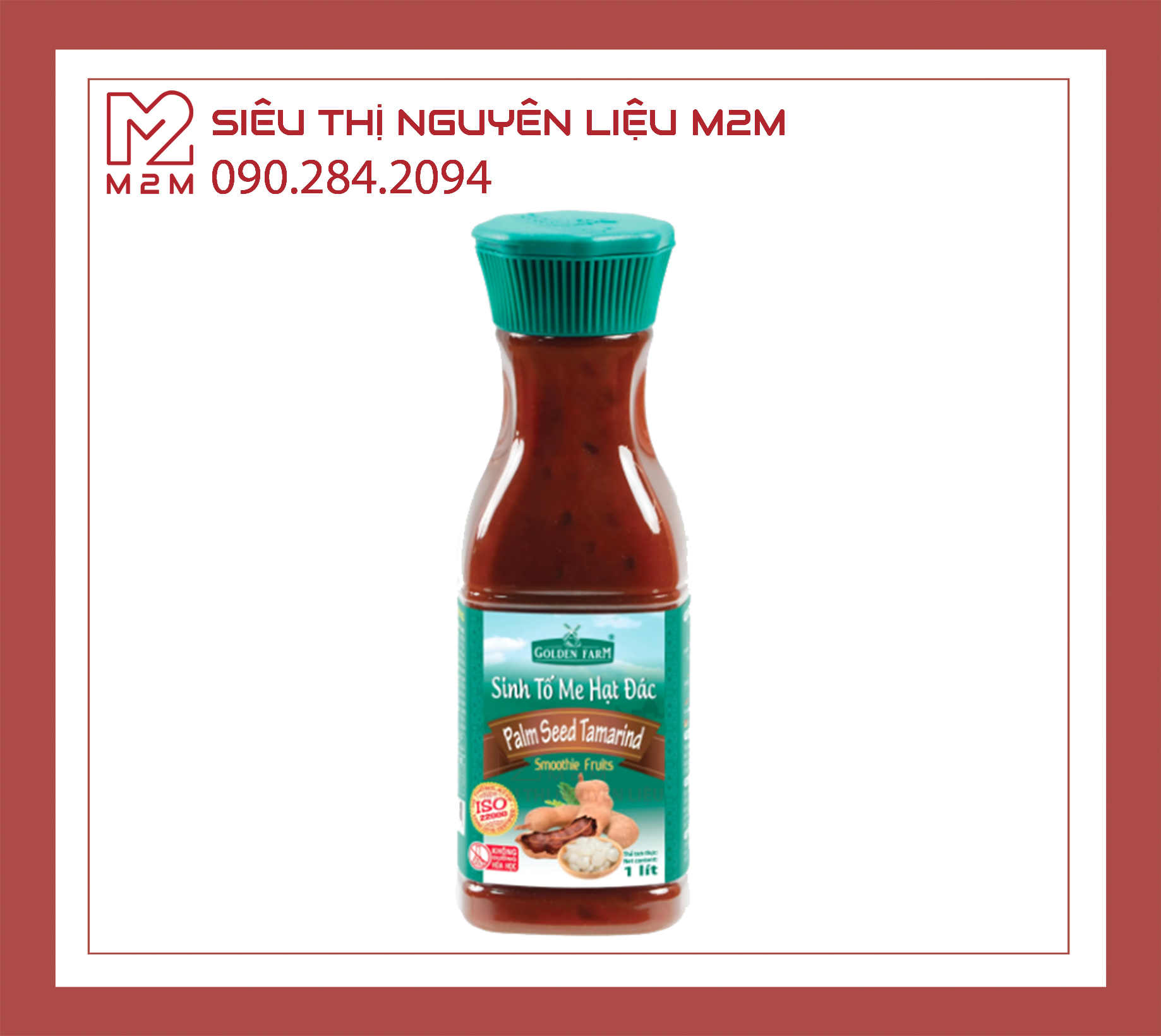 Sinh Tố Me Hạt Đác Golden Farm 1L