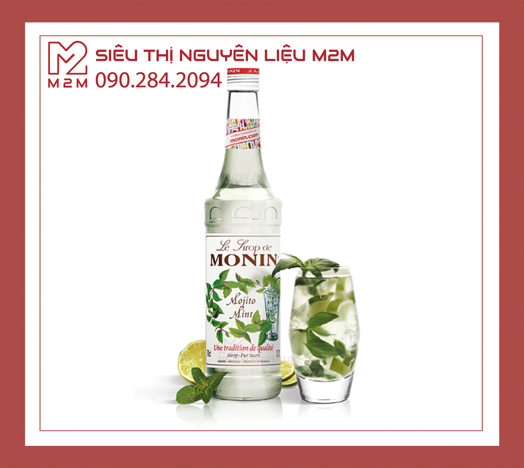 Syrup bạc hà Mojito Monin Mojito  Mint 700ml
