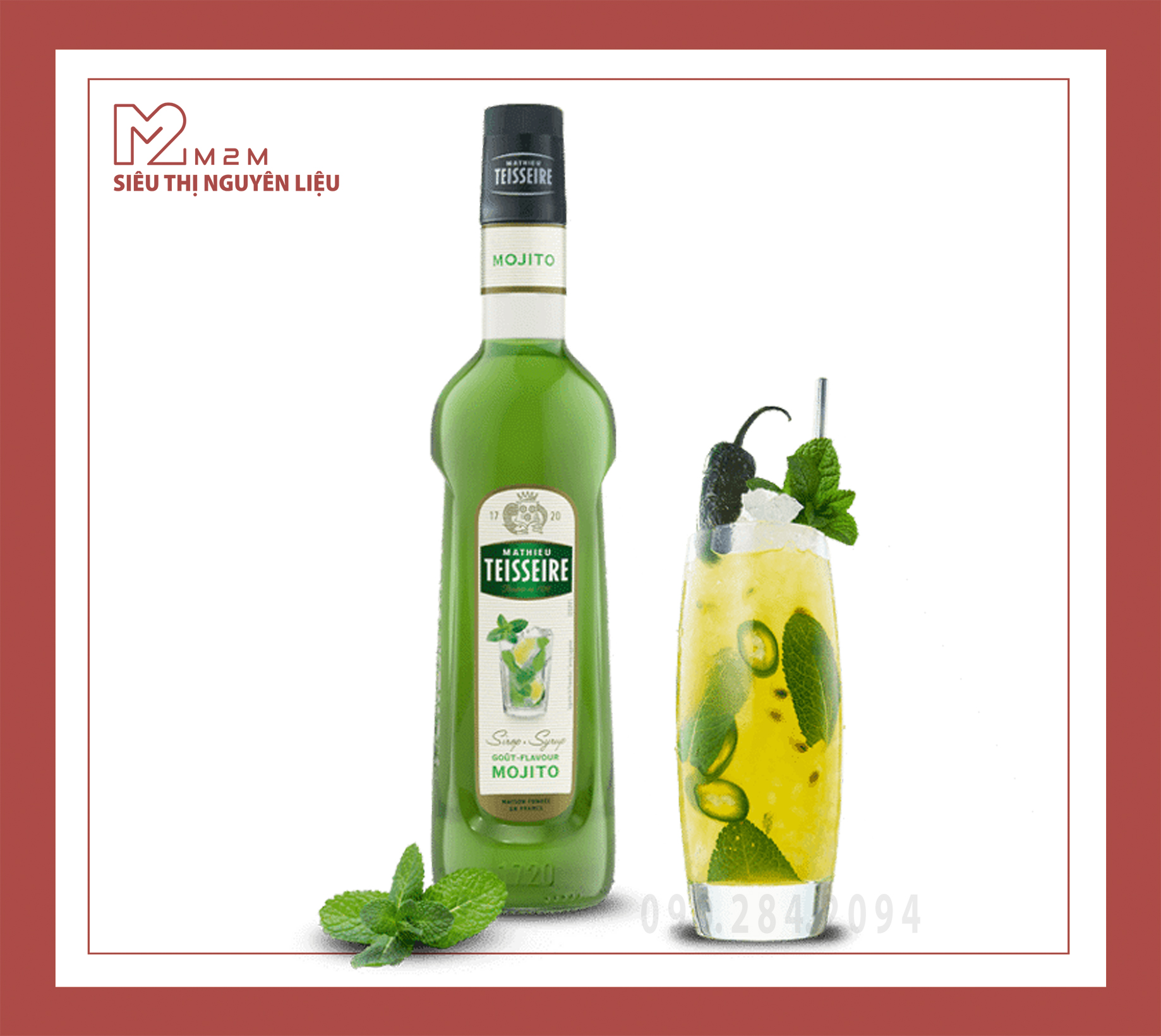 Siro Mojito Teisseire Mojito Syrup 700ml