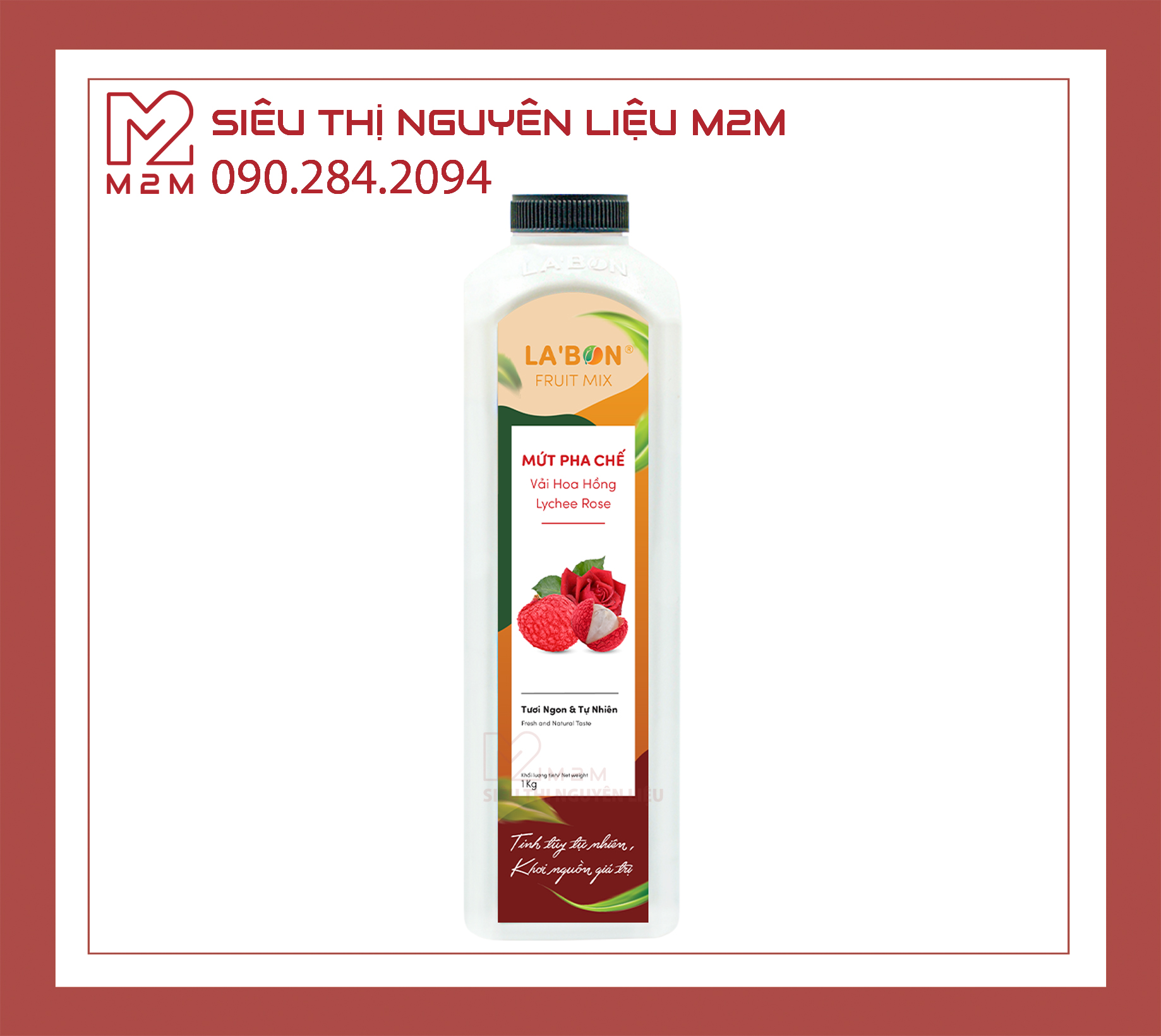 Mứt Vải Hoa Hồng LaBon 1Kg