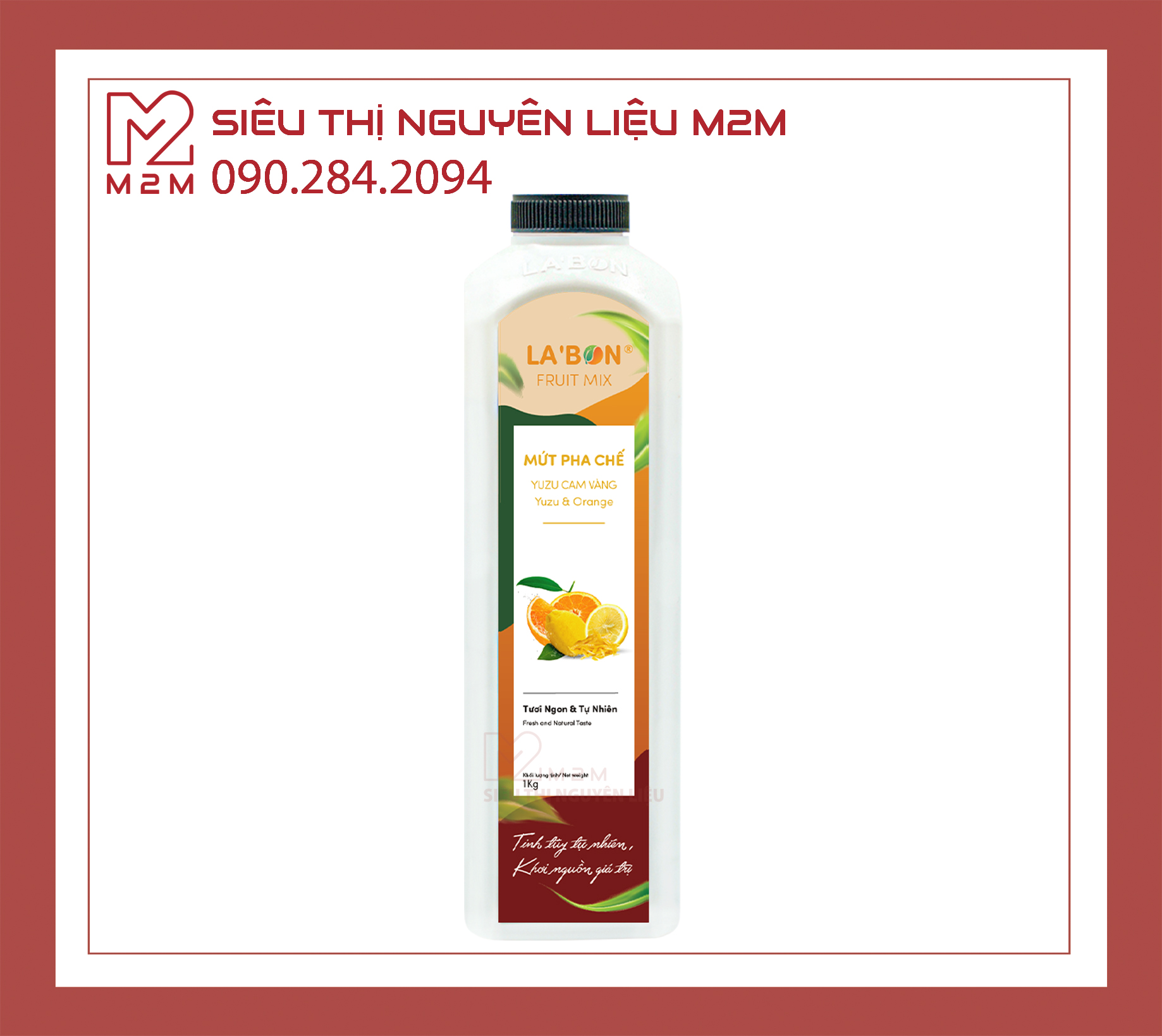 Mứt Yuzu Cam Vàng LaBon 1Kg