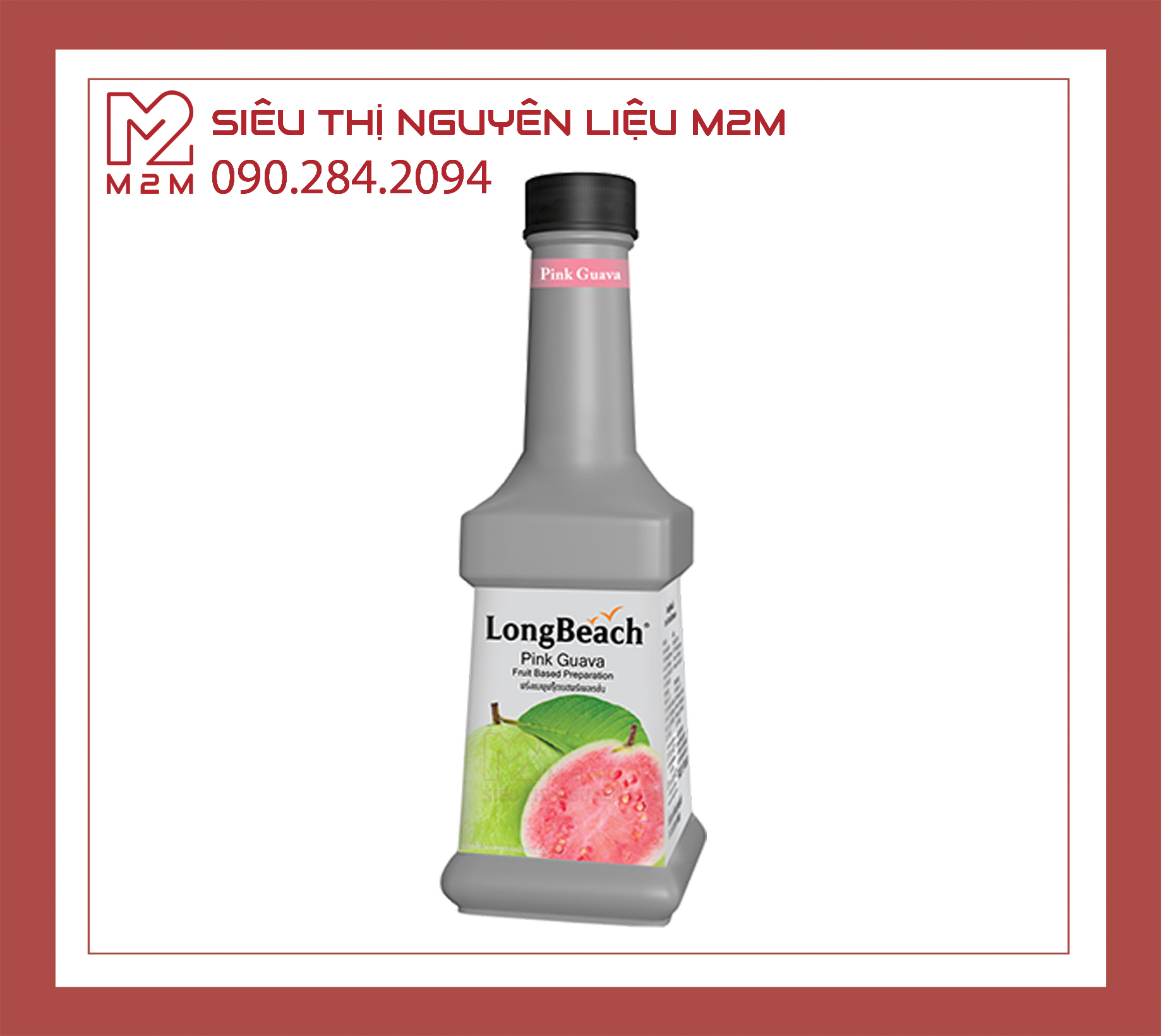 Mứt Ổi Hồng LongBeach Pink Guava 900ml