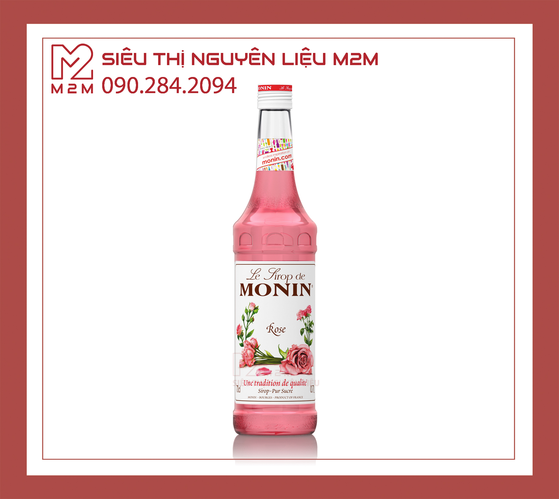 Syrup Hoa Hồng Monin Rose 700ml