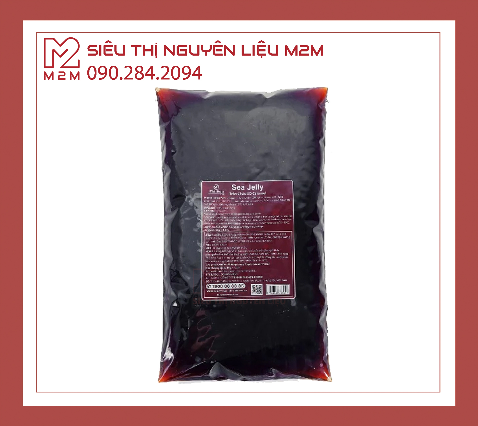 Trân châu 3Q Sea Jelly - Caramel 2kg