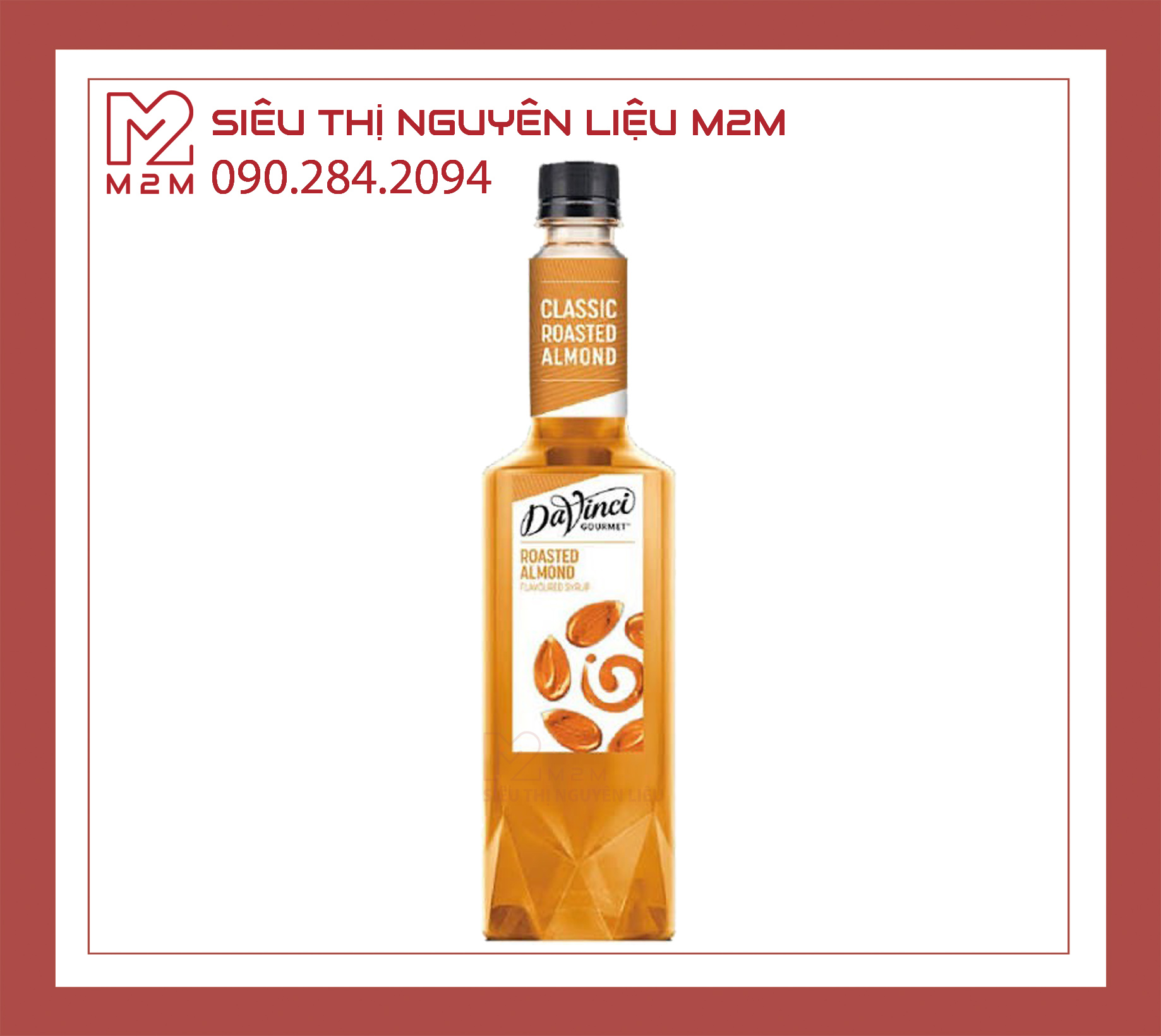 Syrup Hạnh Nhân Rang DaVinci 750ml Roasted Almond
