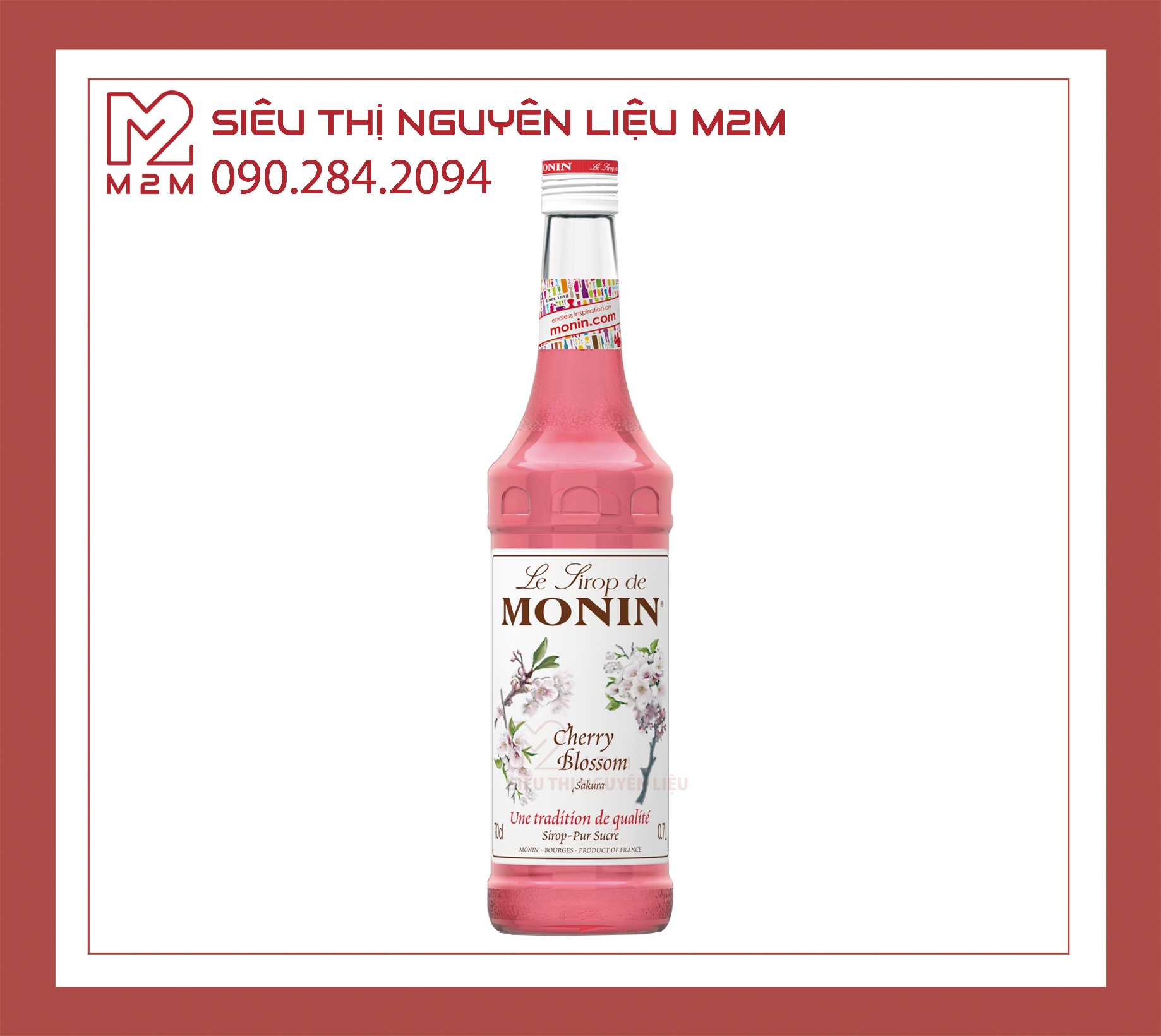 Syrup hoa anh đào Monin Cherry Blossom 700ml