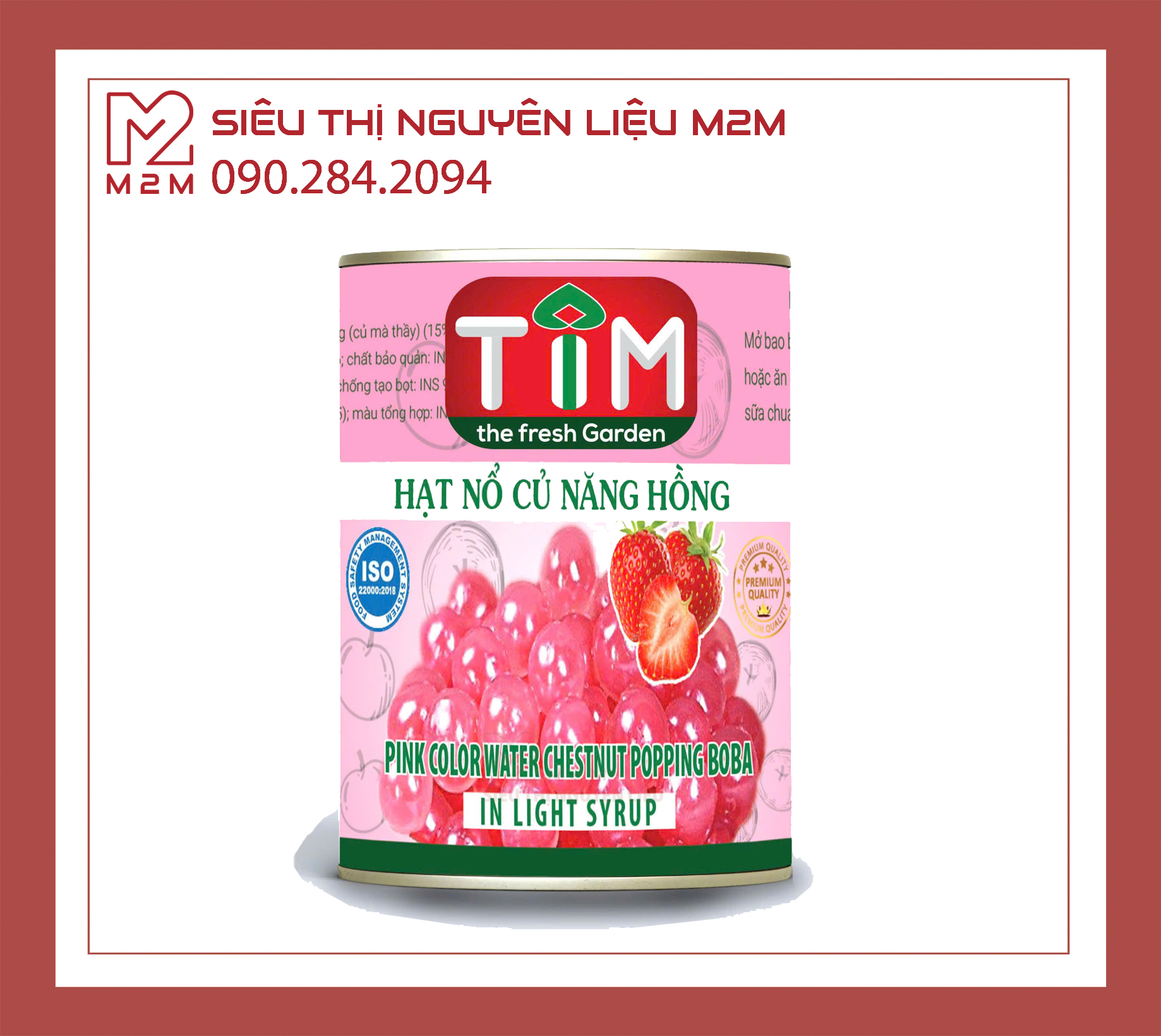 Hạt nổ củ năng TIM hương Dâu 560g