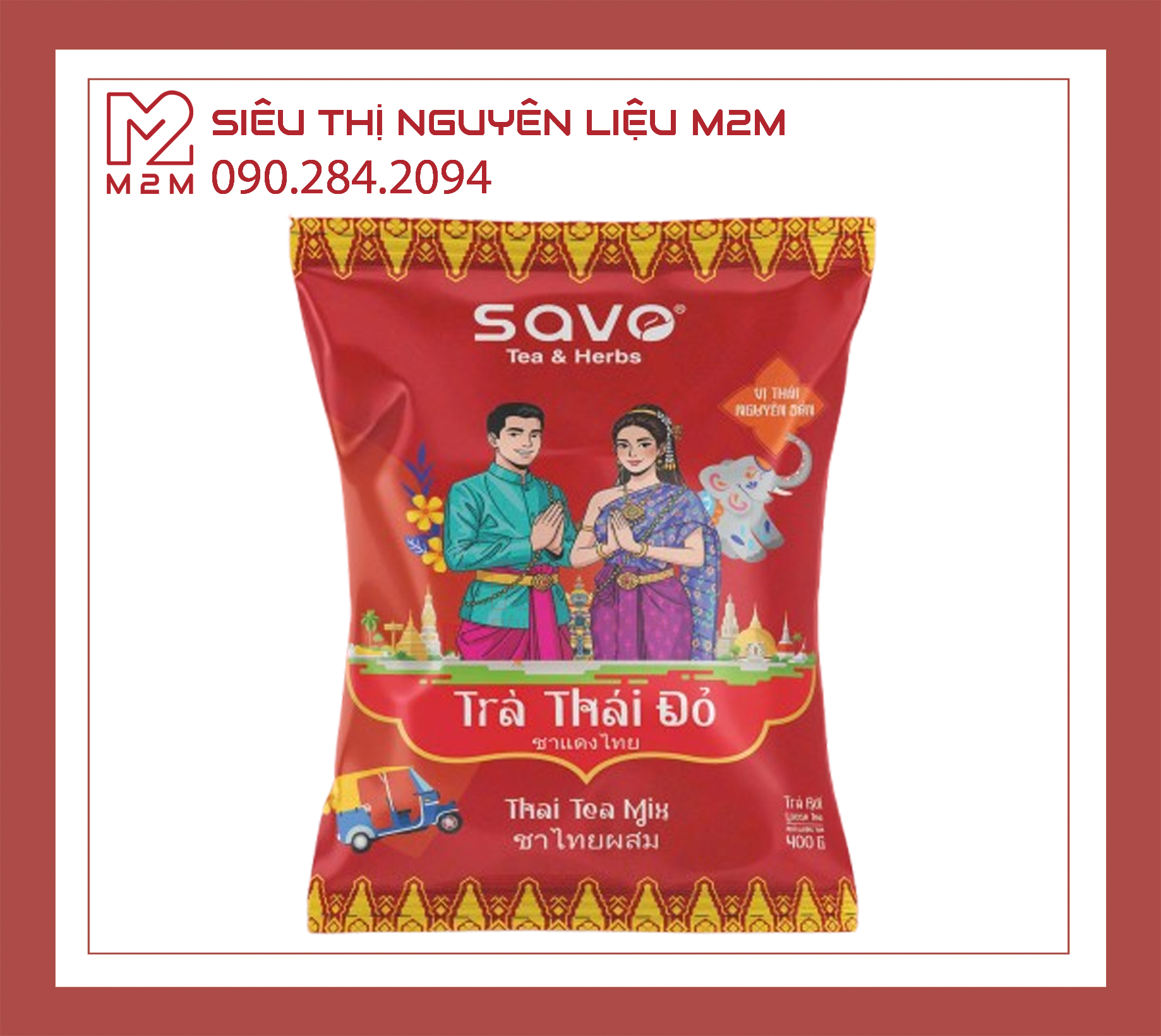 Trà Thái Đỏ Nguyên Bản SAVO 400g