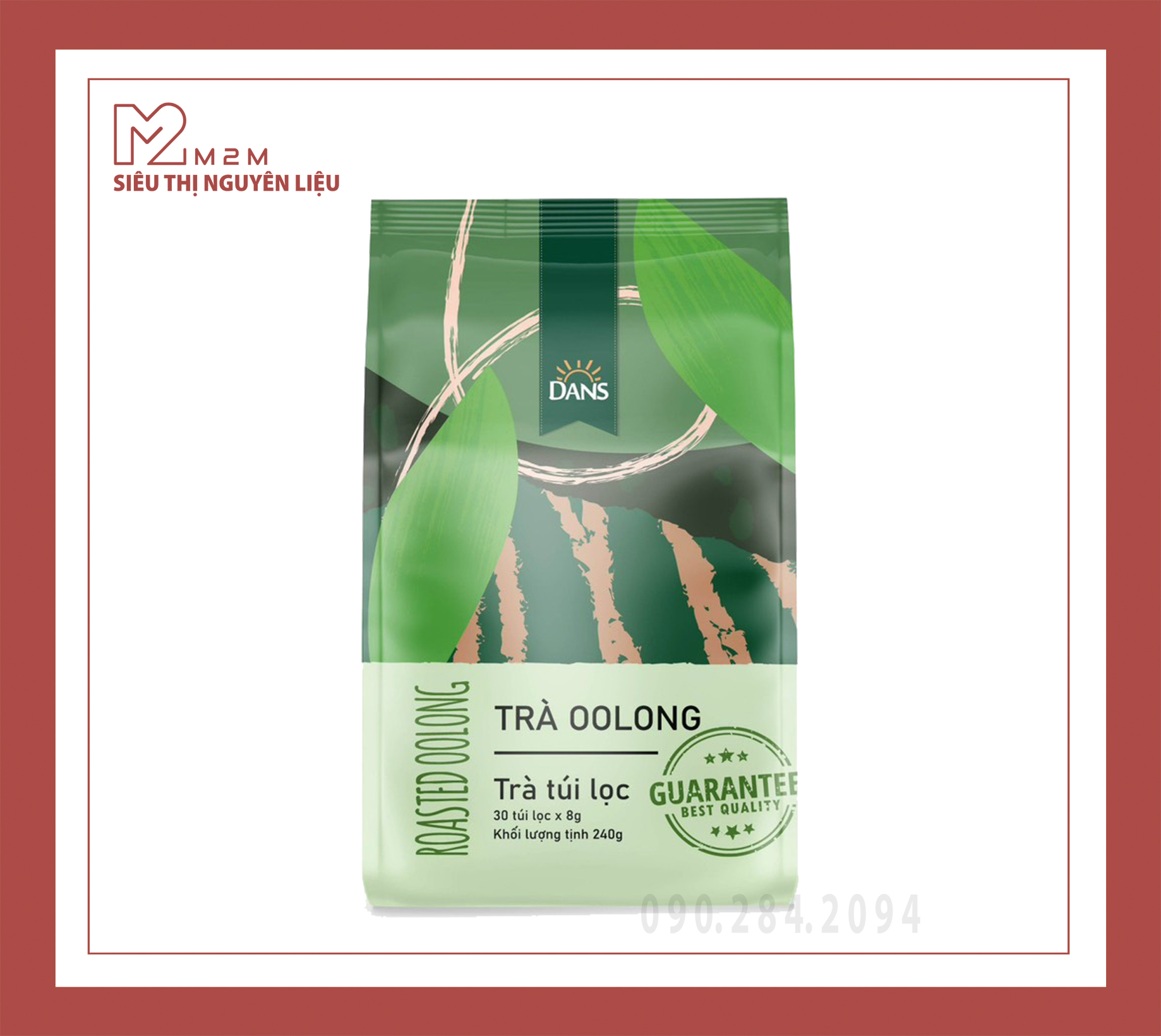 Trà Ô long túi lọc DANS 240gr (30 túi x 8gr)