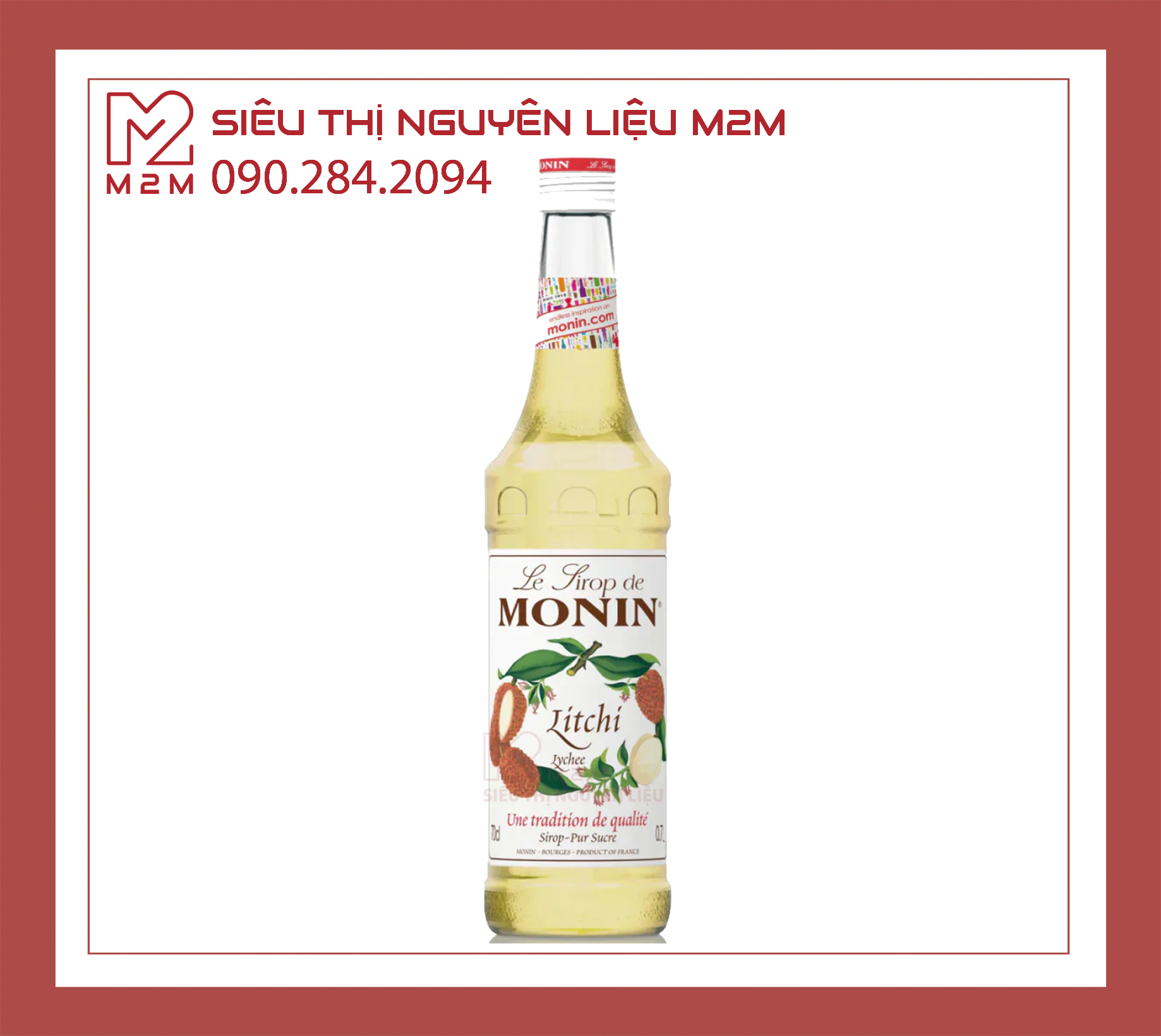 Syrup Vải Monin Lychee 700ml