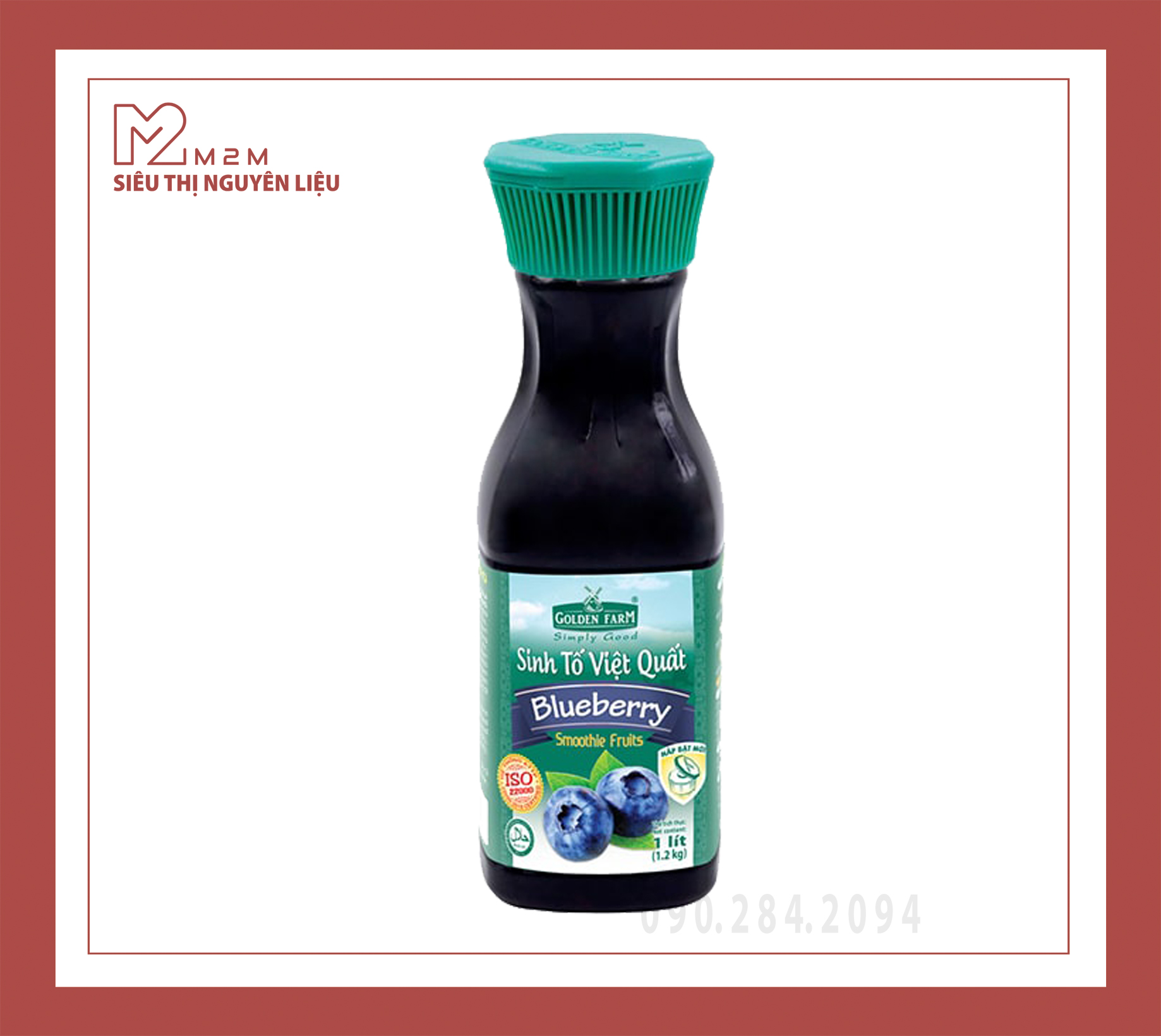 Sinh Tố Việt Quất Golden Farm 1L